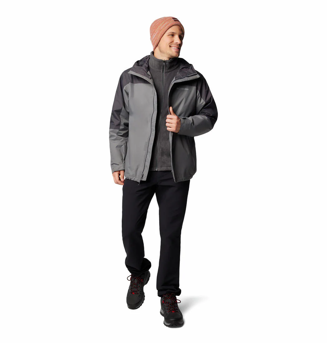 Columbia Men Grey Tunnel Falls II Interchange Jacket - Image 7