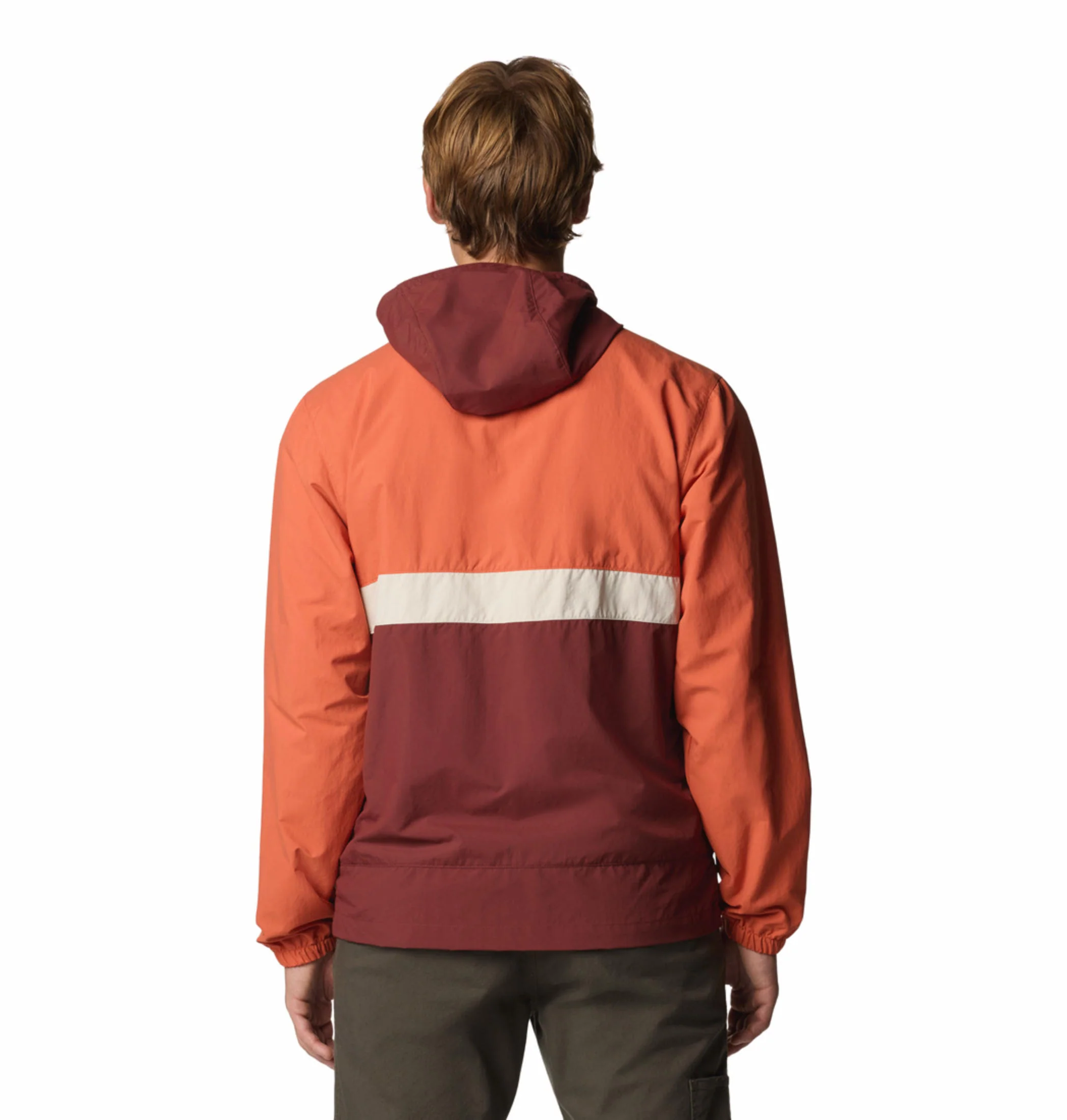 Columbia Men Red Spire Valley Hooded Windbreaker (Sun Protection) - Image 5