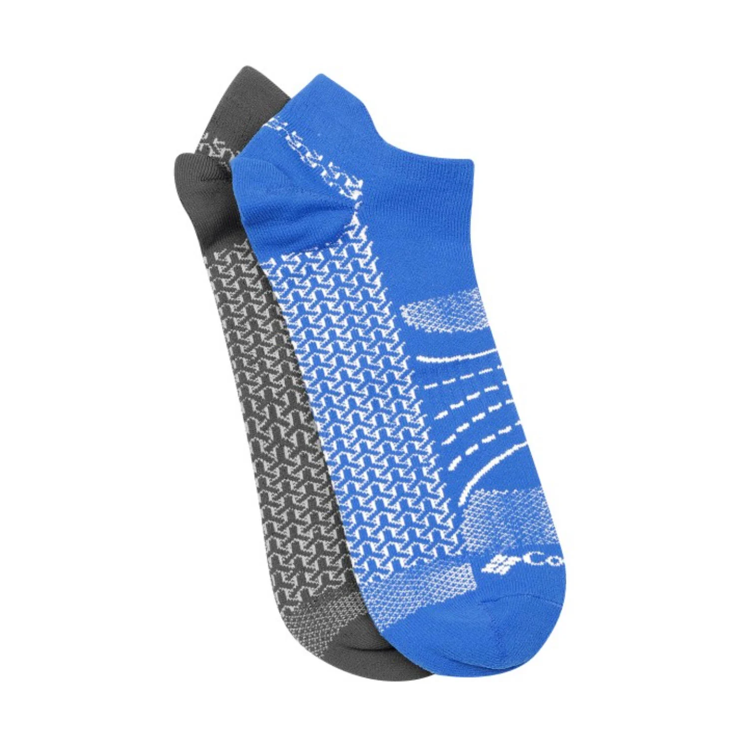 Columbia Men Multi MAPPPED BRR NO-SHOW LIGHTWEIGHT  (2 Pair) (Non Returnable) - Image 2