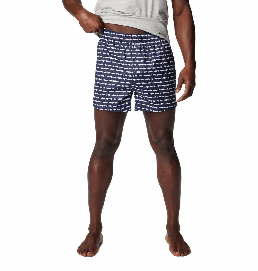 Columbia Men Blue PFG 3 Pack Printed Woven Boxer (Non Returnable) - Image 3
