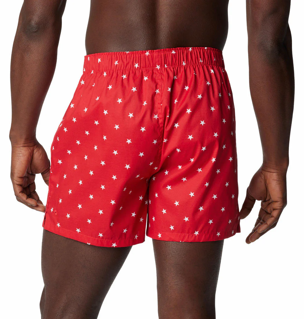 Columbia Men Blue PFG 3 Pack Printed Woven Boxer (Non Returnable) - Image 6