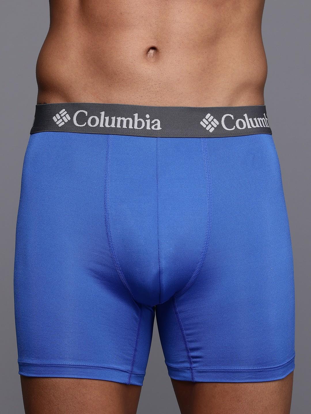 Columbia Men Multi BOXER BRIEF 3PK SOLID-POLYESTER STRETCH (Non Returnable) - Image 2