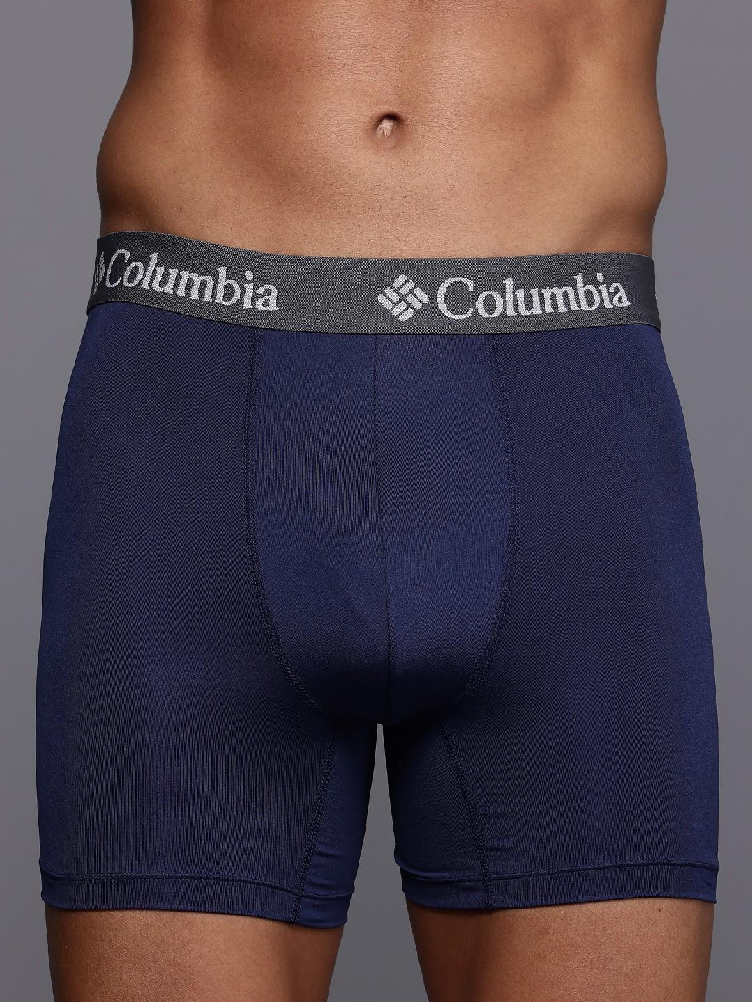 Columbia Men Multi BOXER BRIEF 3PK SOLID-POLYESTER STRETCH (Non Returnable) - Image 3