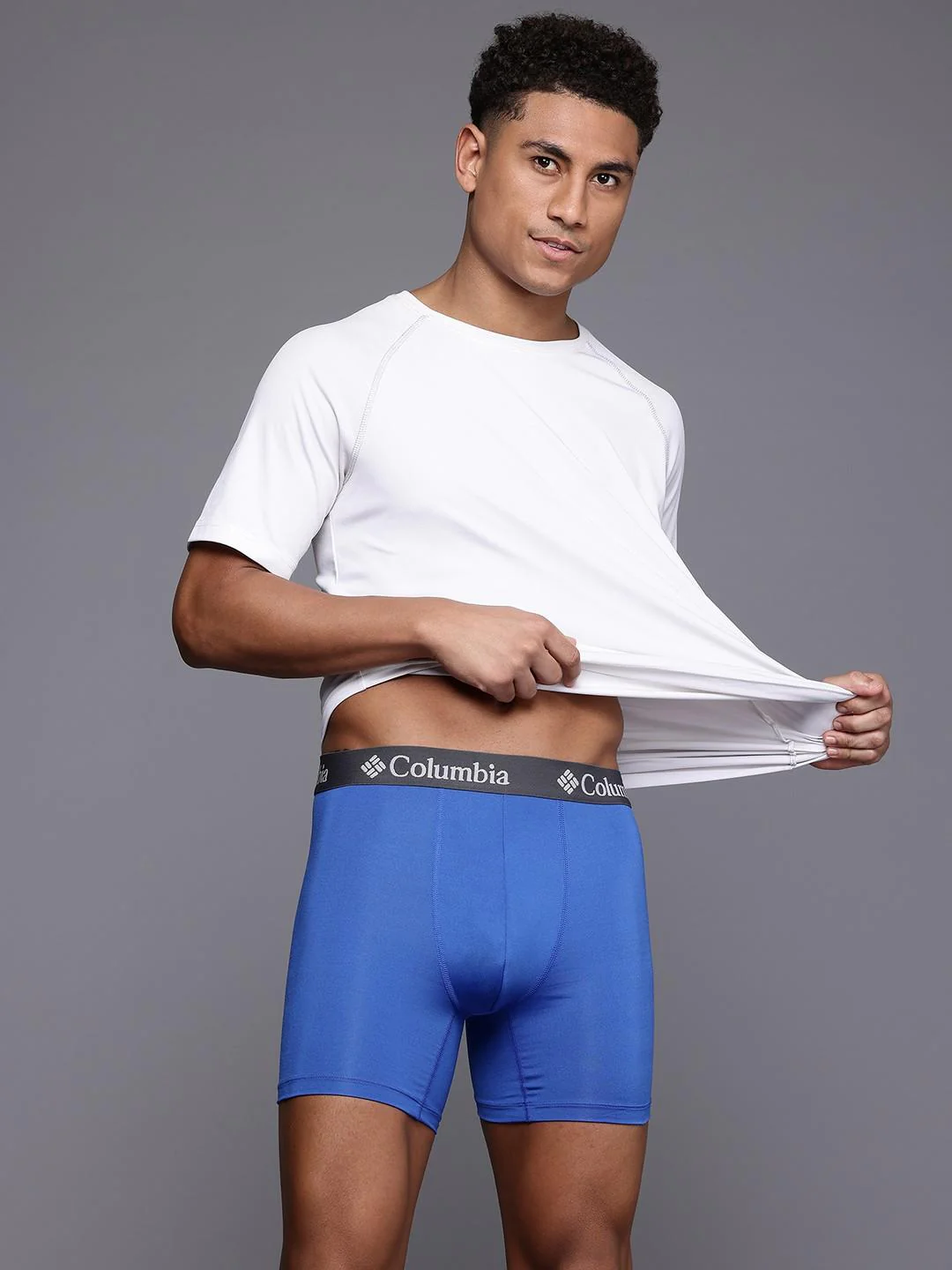 Columbia Men Multi BOXER BRIEF 3PK SOLID-POLYESTER STRETCH (Non Returnable) - Image 5