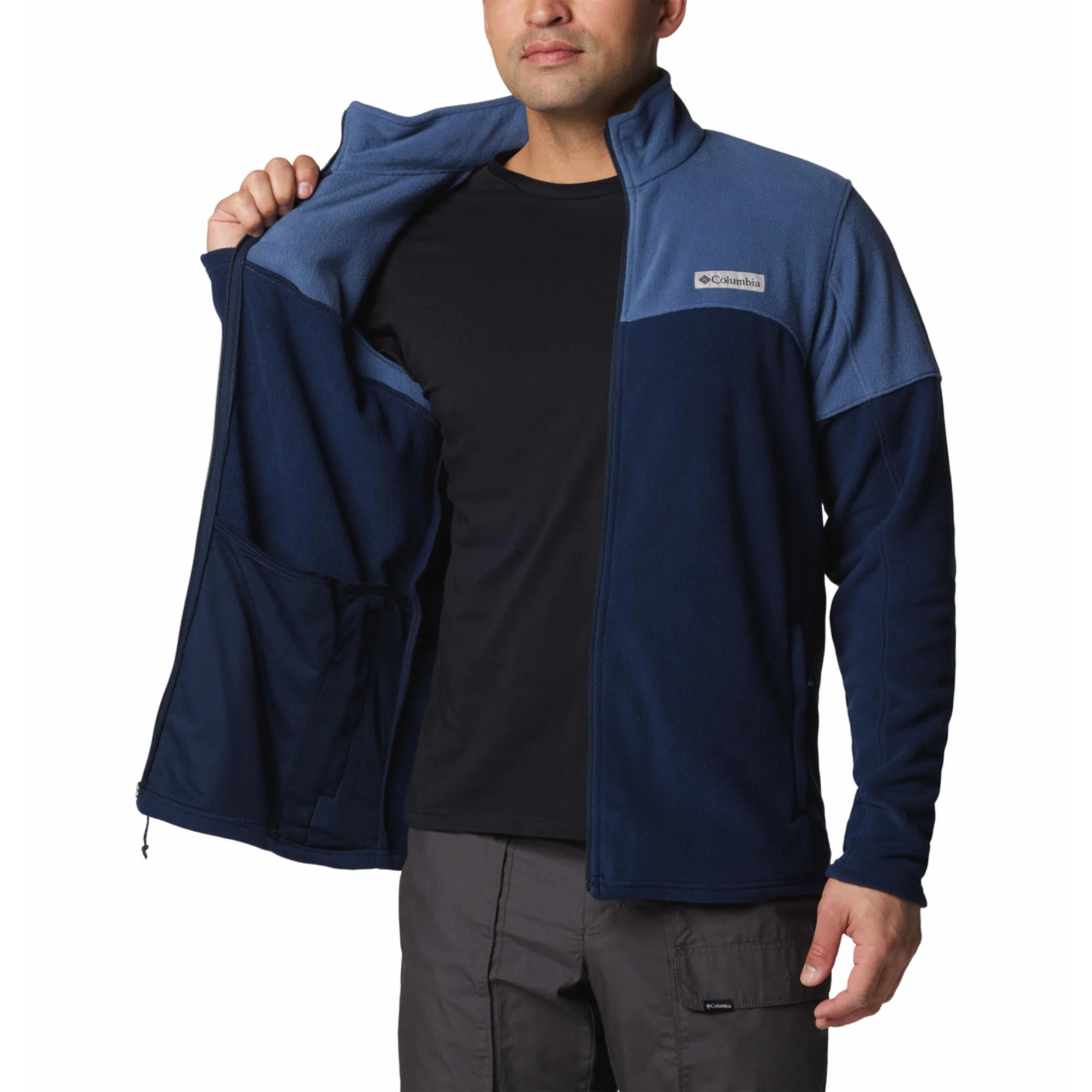 Columbia Men Blue Basin Trail III Full Zip - Image 5