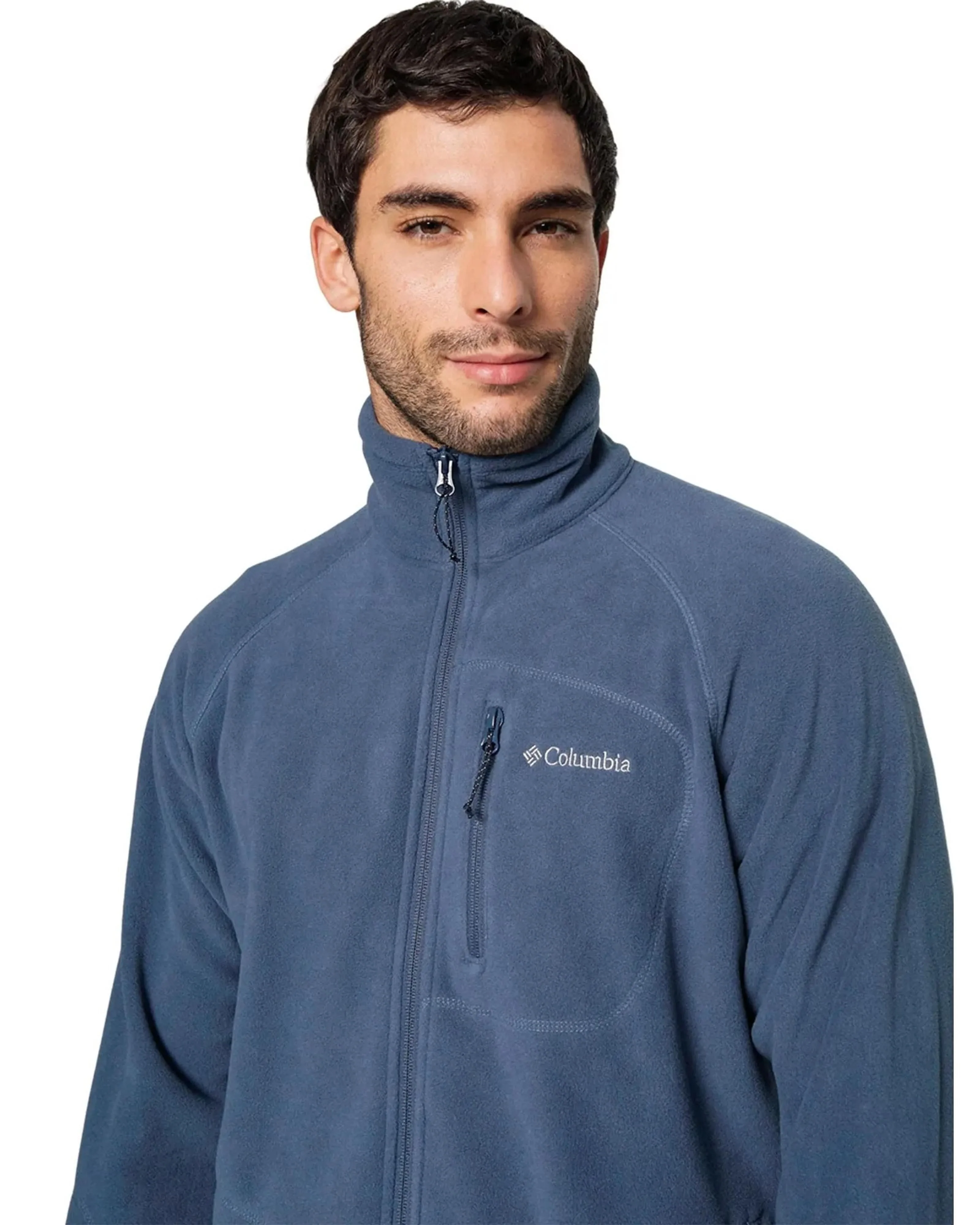 Columbia Men Blue Fast Trek II Full Zip Fleece - Image 5