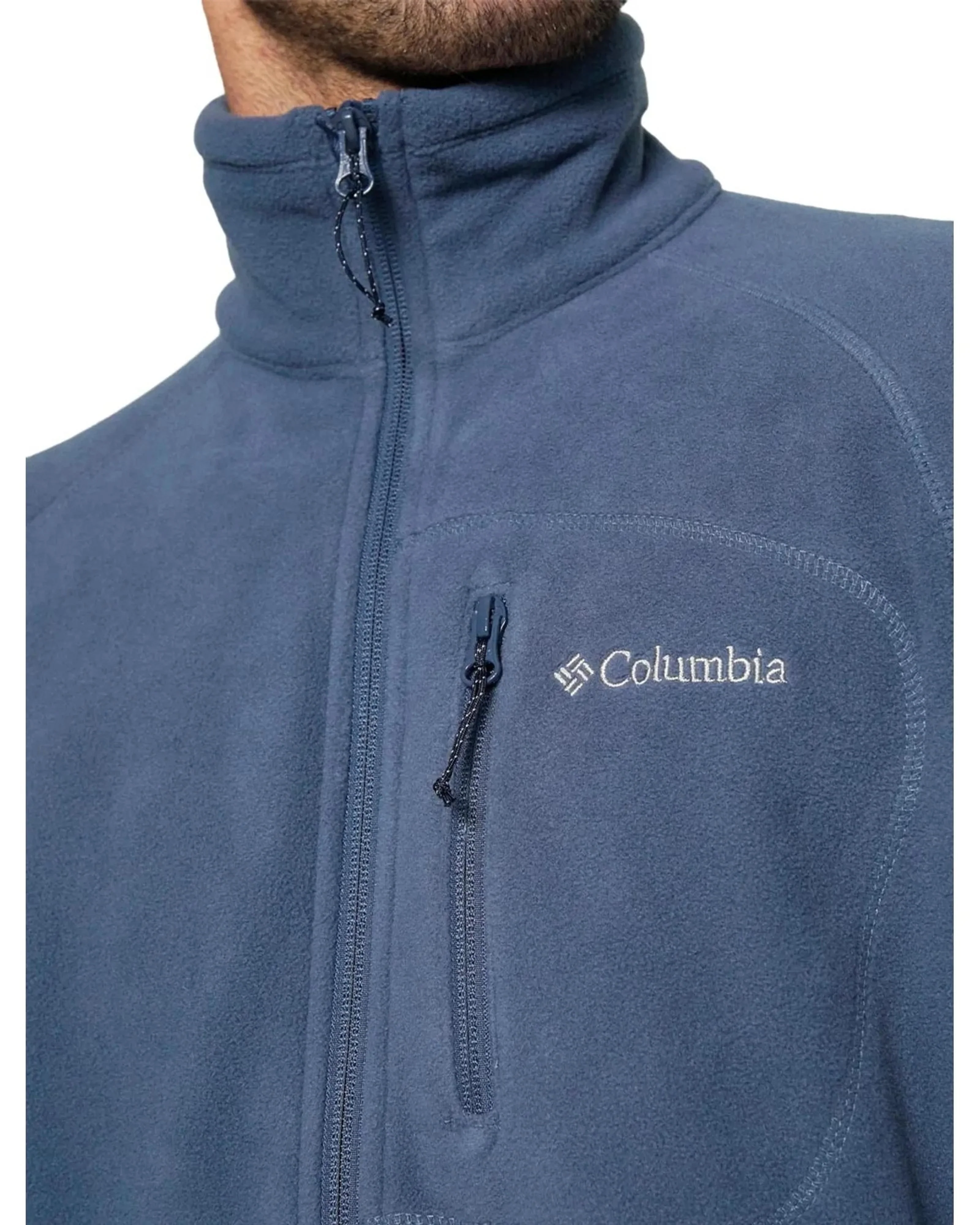 Columbia Men Blue Fast Trek II Full Zip Fleece - Image 6