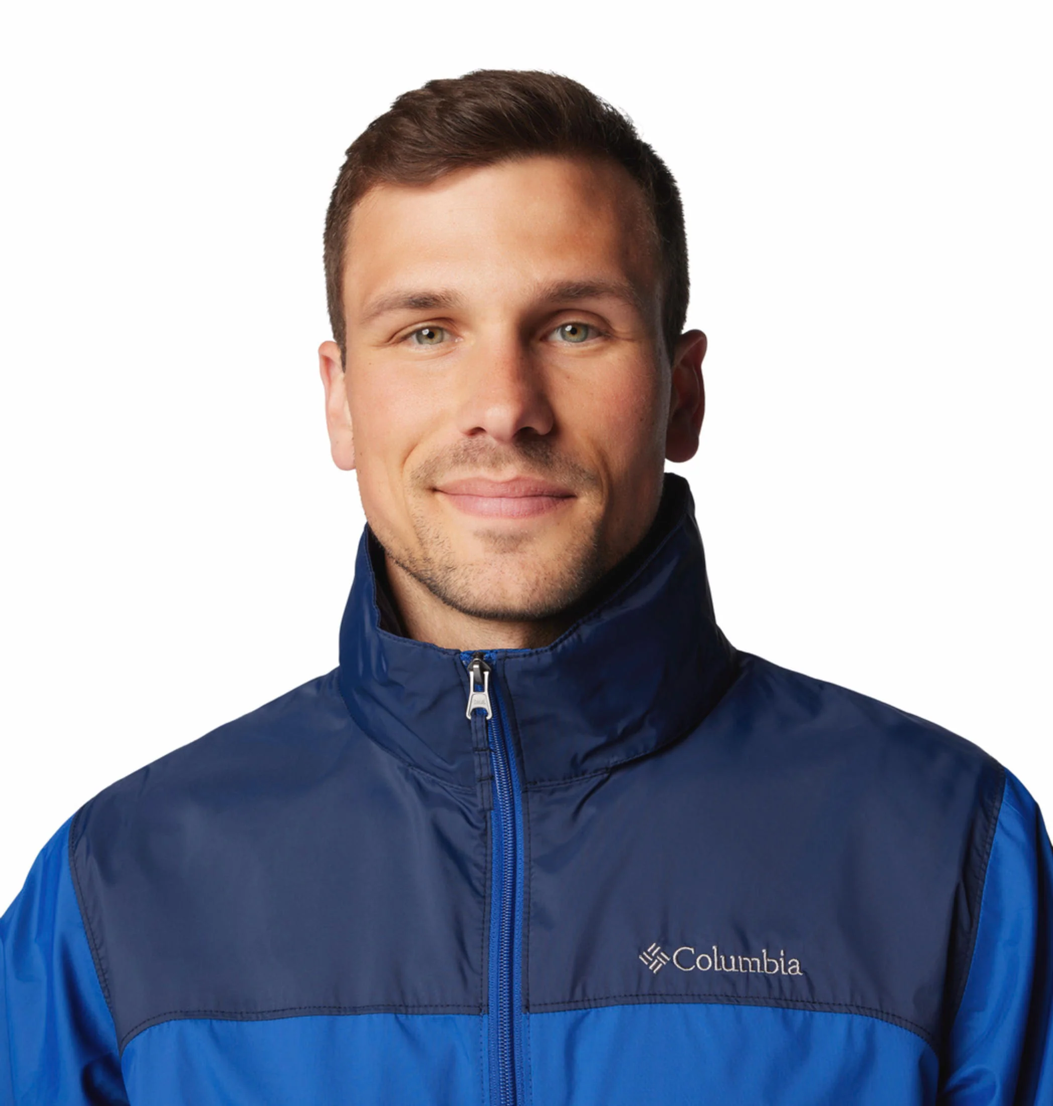 Columbia Men Blue Glennaker Lake II Rain Jacket - Image 7
