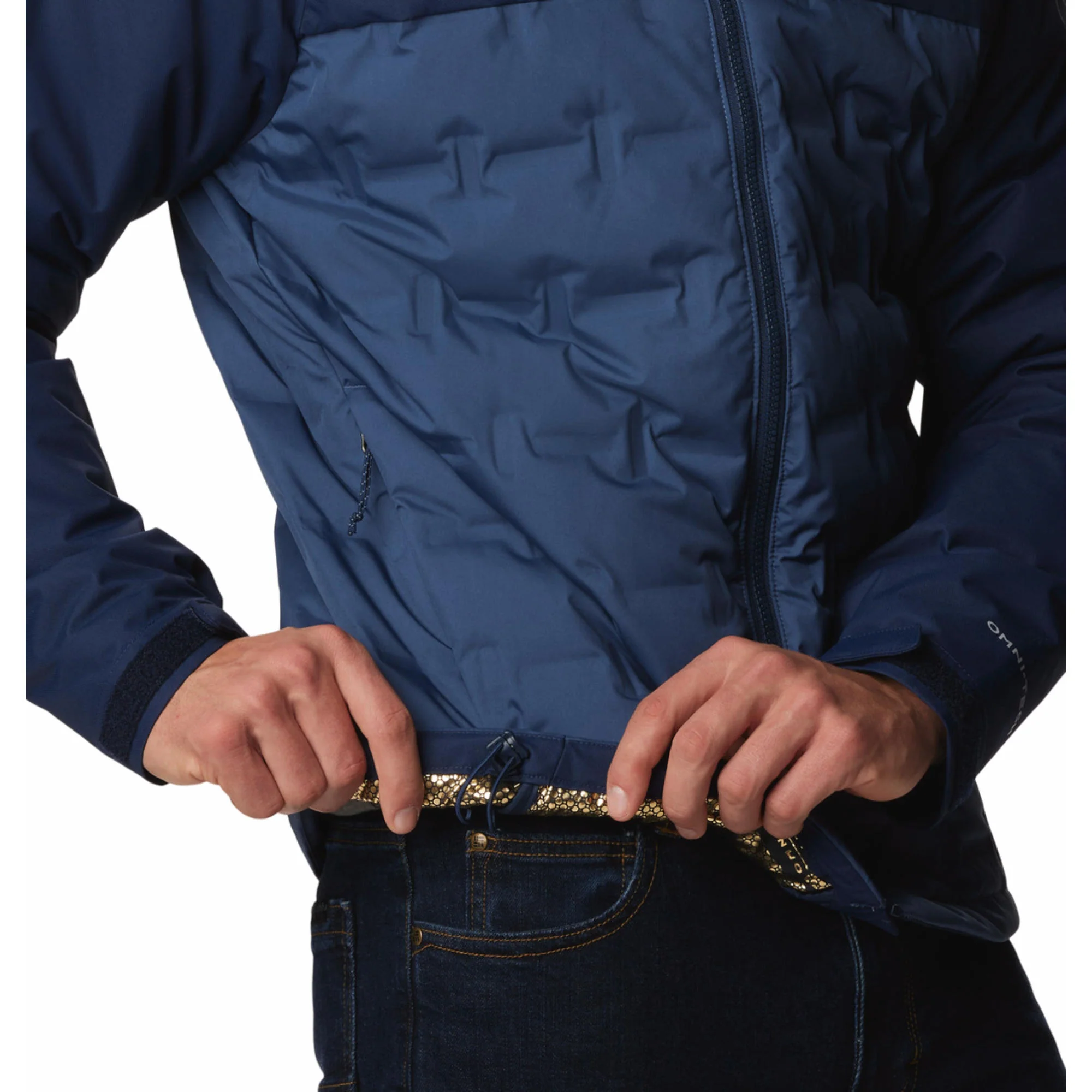 Columbia Men Blue Grand Trek III Down Hooded Jacket - Image 7