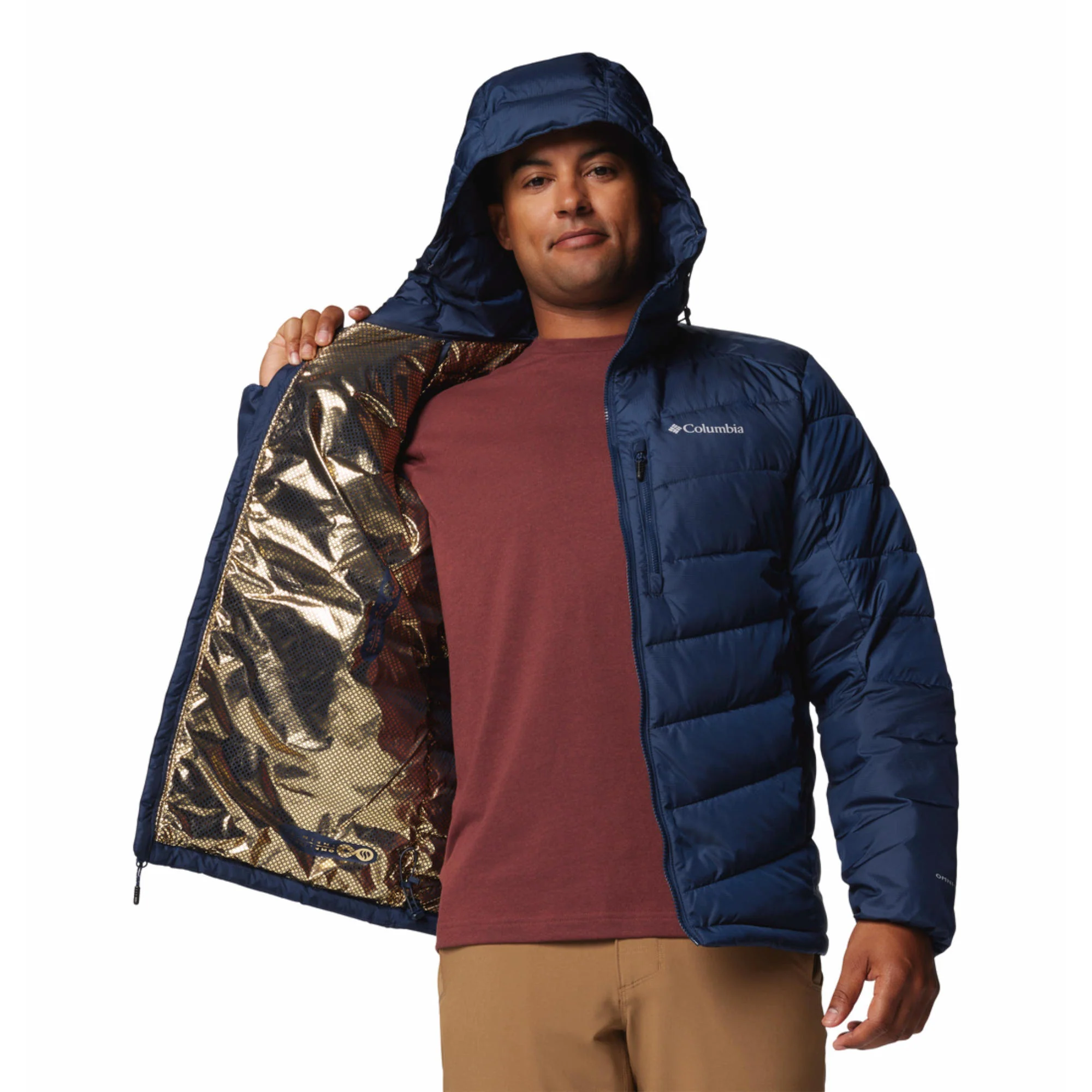 Columbia Men Blue Labyrinth Loop II Hooded Jacket - Image 9