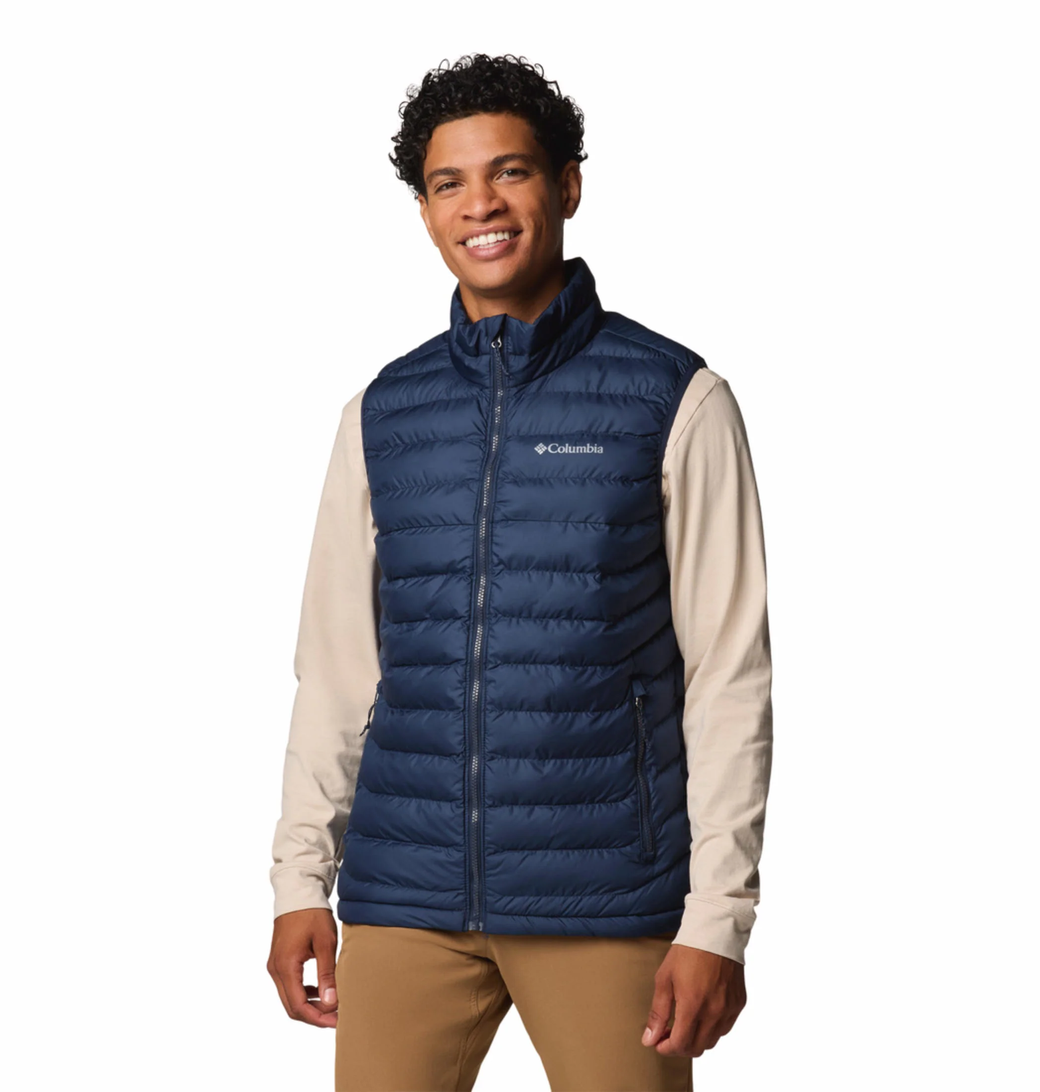 Columbia Men Blue Powder Lite II Vest - Image 4