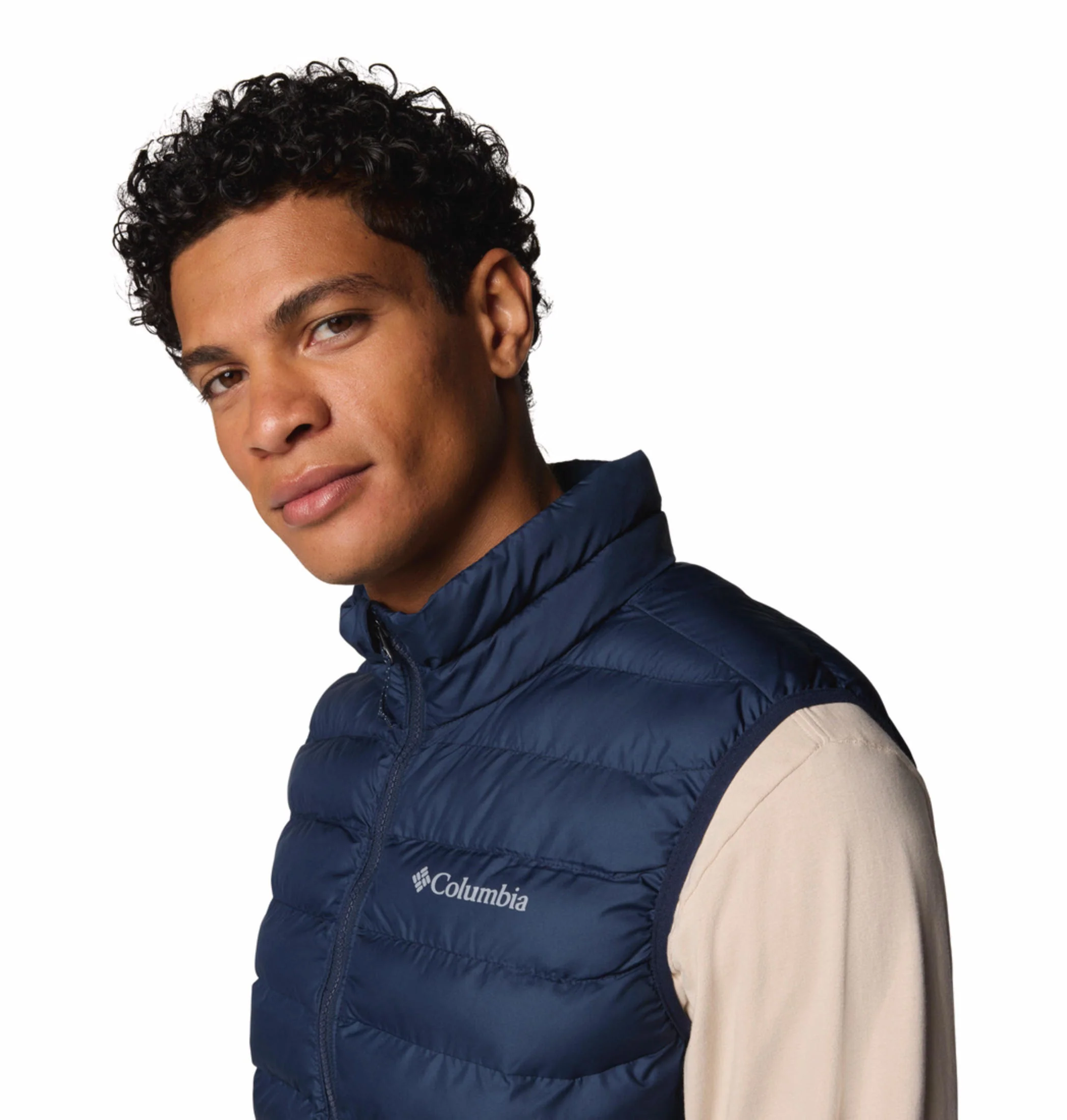 Columbia Men Blue Powder Lite II Vest - Image 7