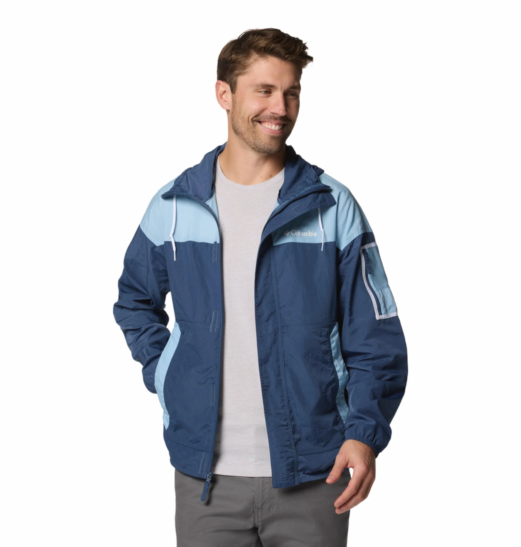 Columbia Men Blue Challenger II Windbreaker - Image 5