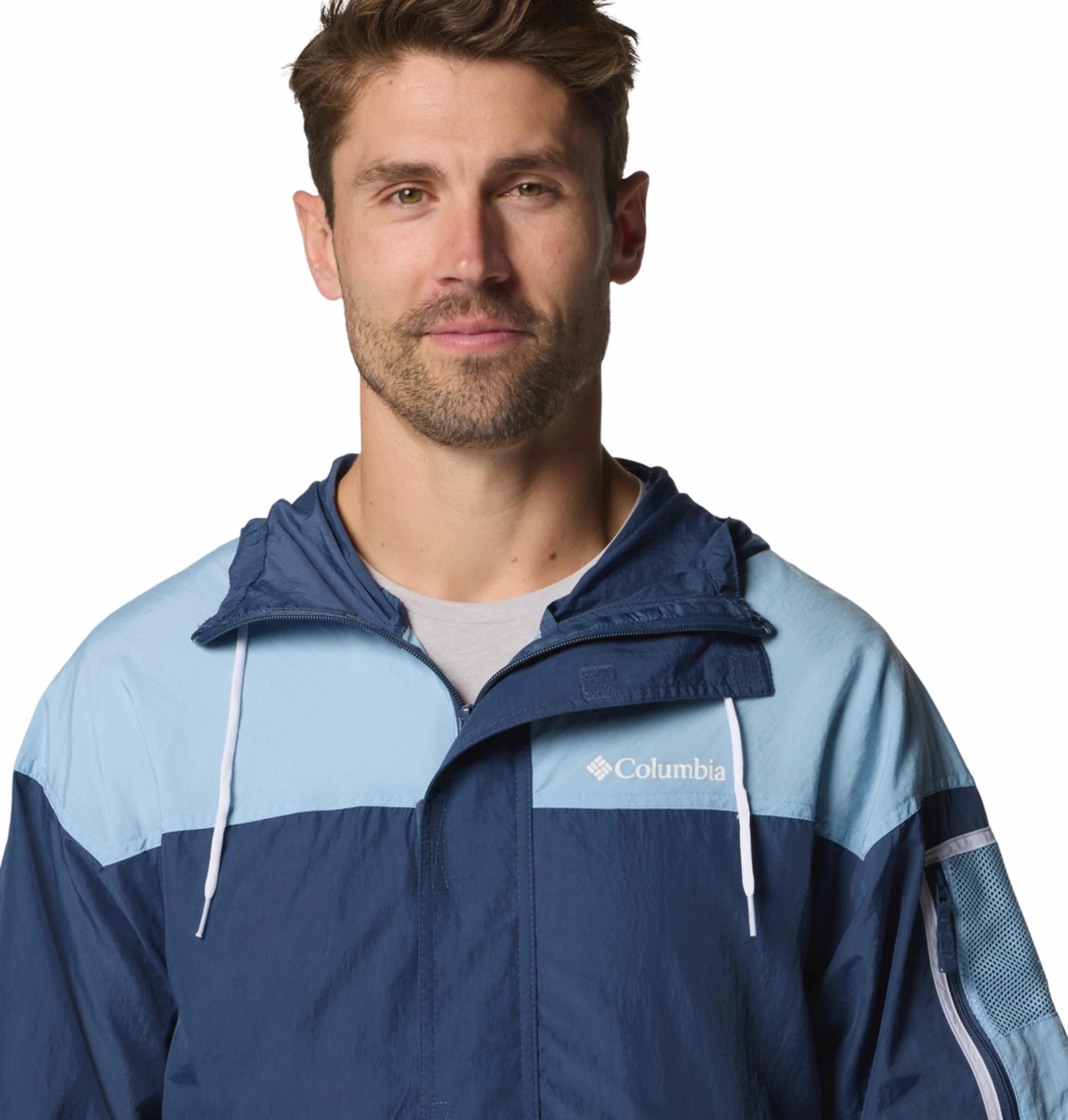 Columbia Men Blue Challenger II Windbreaker - Image 6