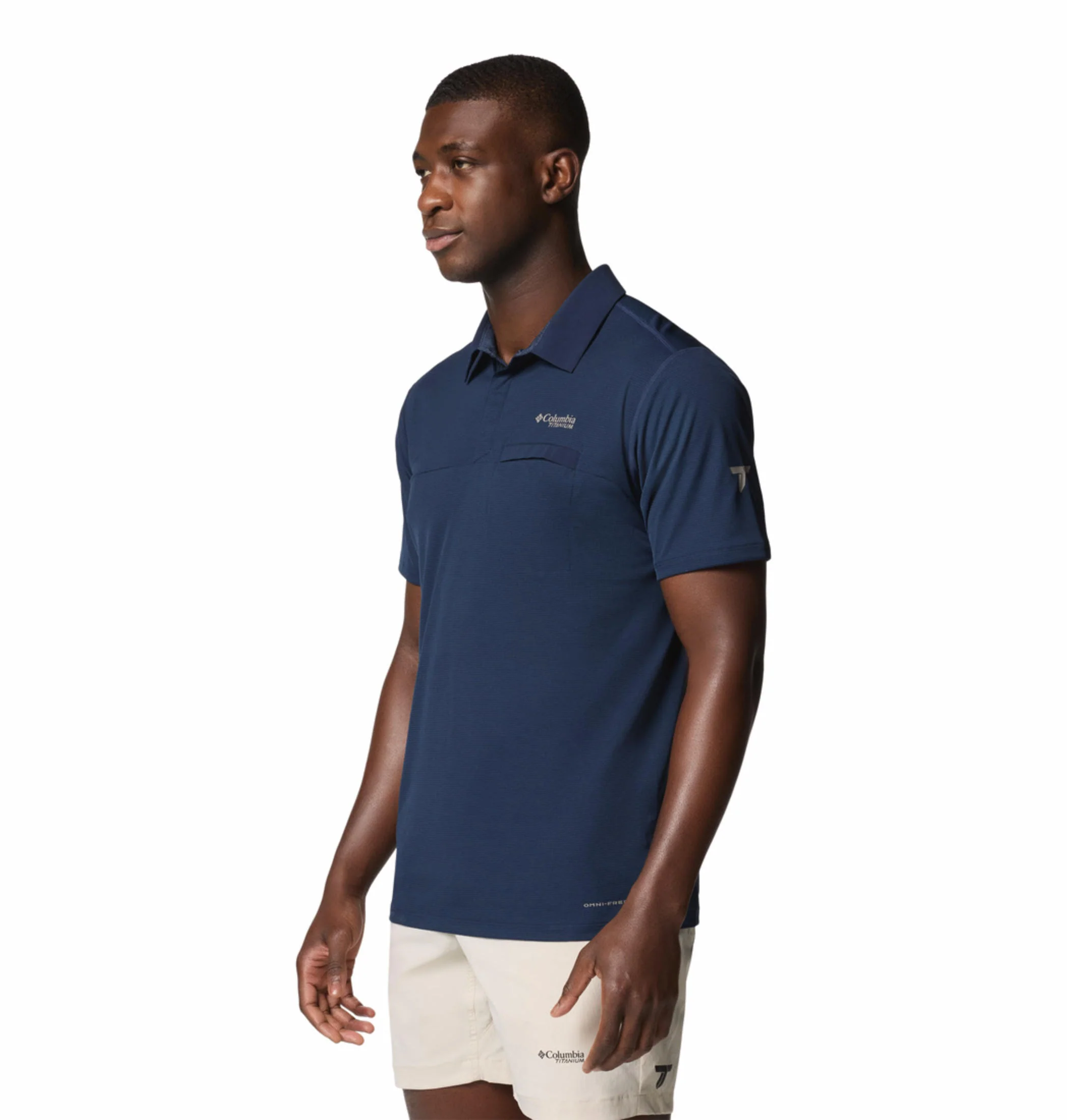 Columbia Men Blue Cirque River Pro Polo (Sun Protection) - Image 4