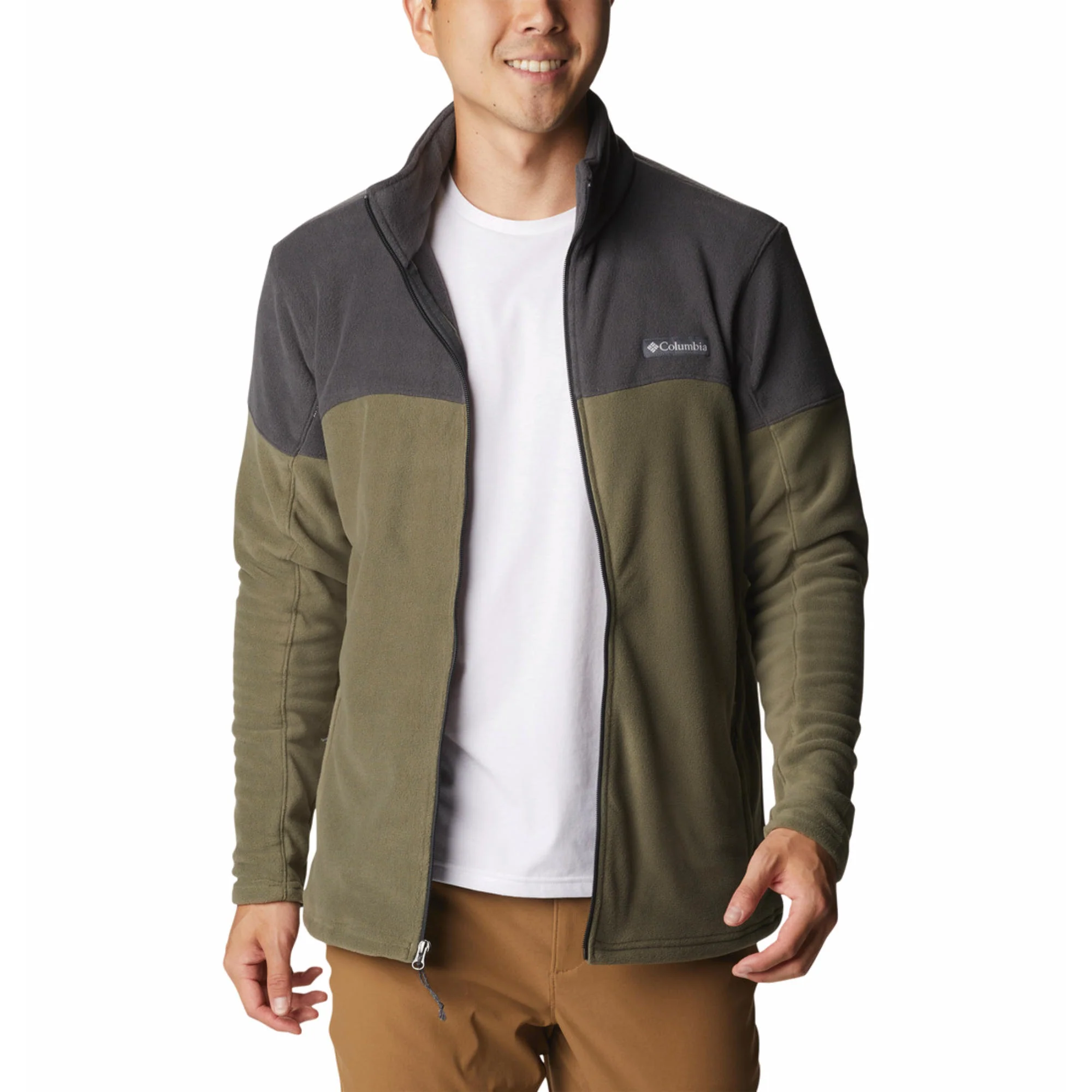 Columbia Men Green Basin Trail III Full Zip - Image 4