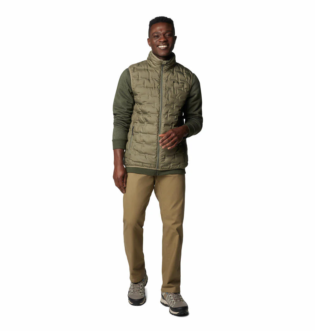 Columbia Men Green Delta Ridge II Down Vest - Image 4