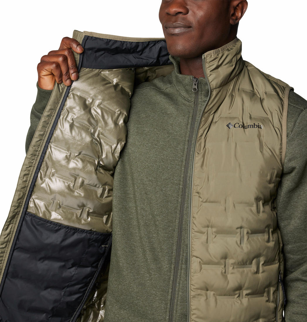 Columbia Men Green Delta Ridge II Down Vest - Image 6