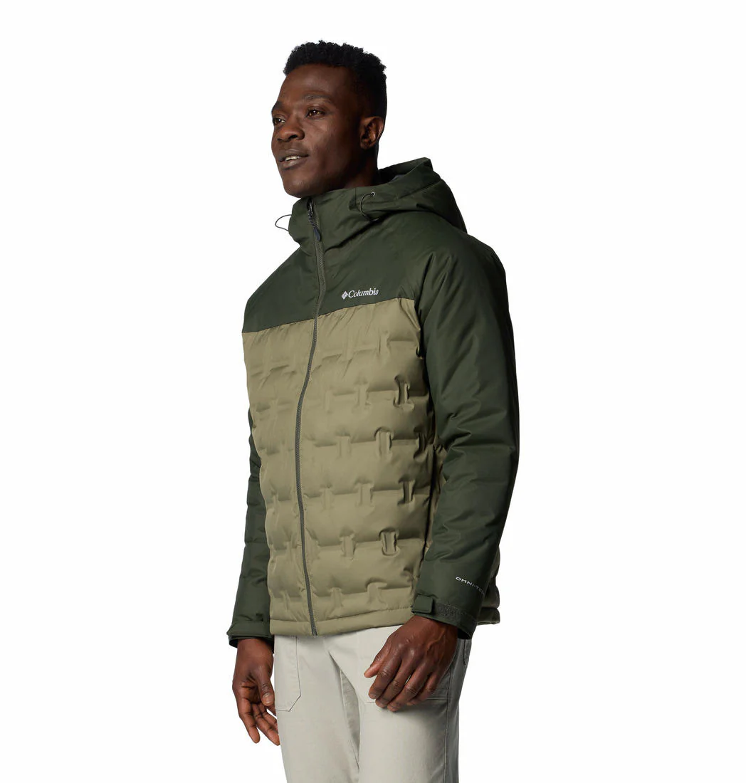 Columbia Men Green Grand Trek III Down Hooded Jacket - Image 3