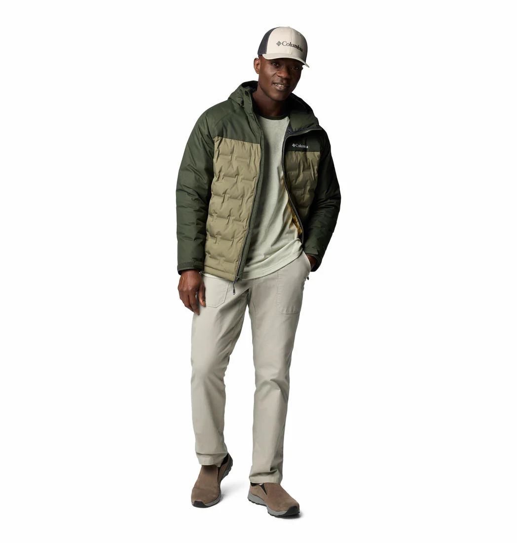 Columbia Men Green Grand Trek III Down Hooded Jacket - Image 4
