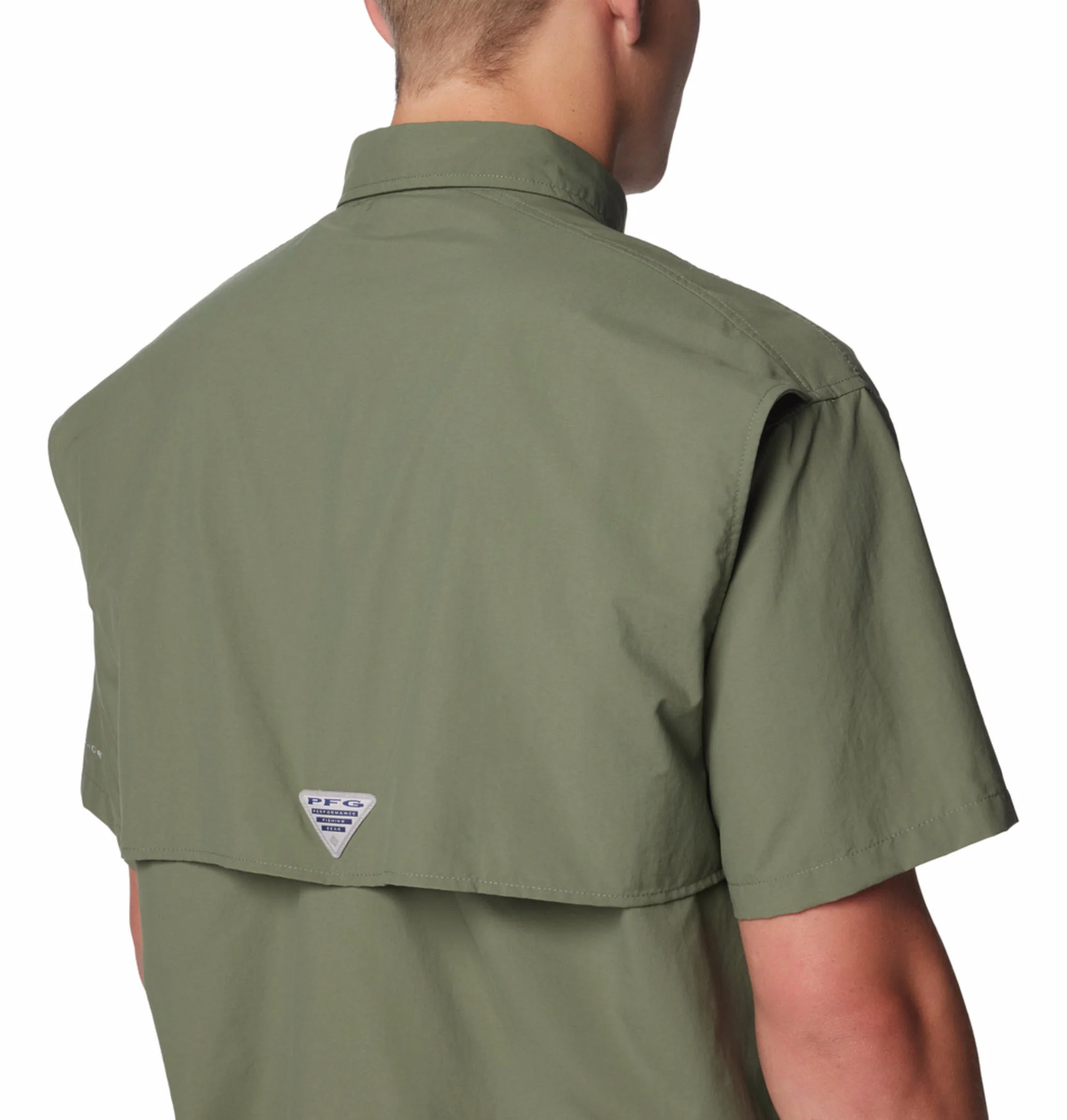 Columbia Men Green Bahama II S/S Shirt (Sun Protection) - Image 11