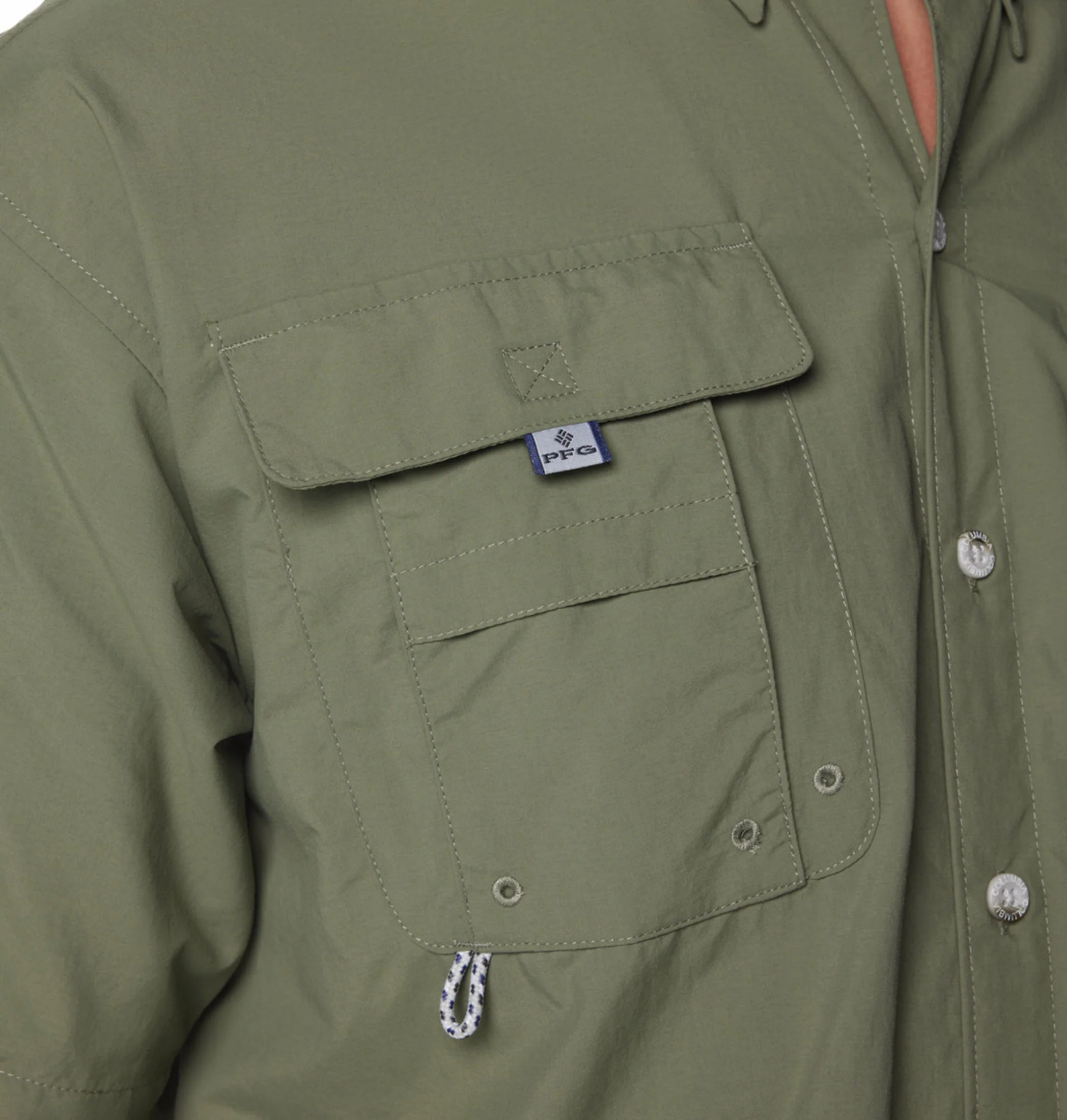 Columbia Men Green Bahama II S/S Shirt (Sun Protection) - Image 9