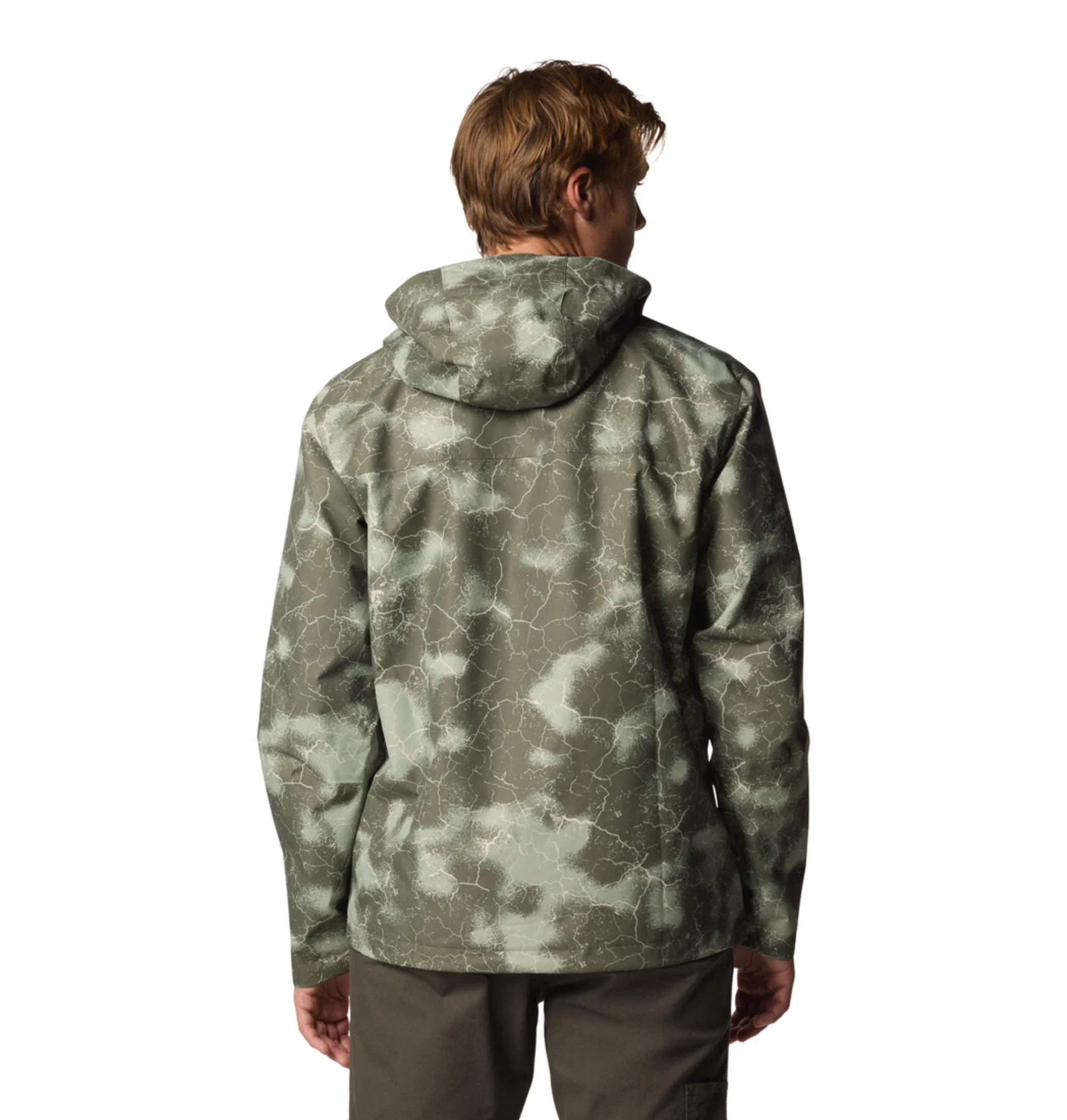 Columbia Men Green Hikebound II Printed Jacket Waterproof - Image 5