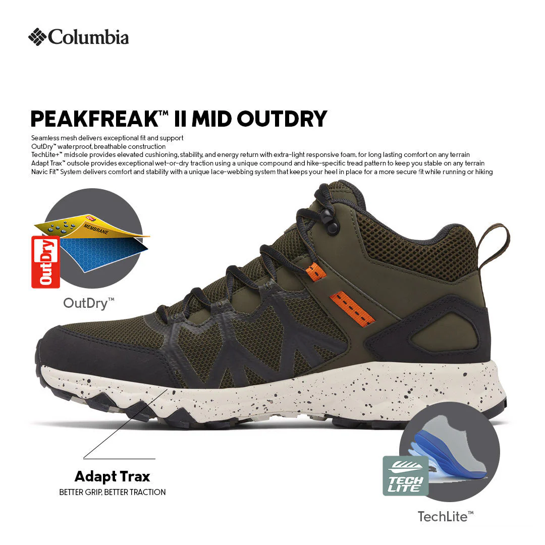 Columbia Men Green PEAKFREAK II MID OUTDRY - Image 2