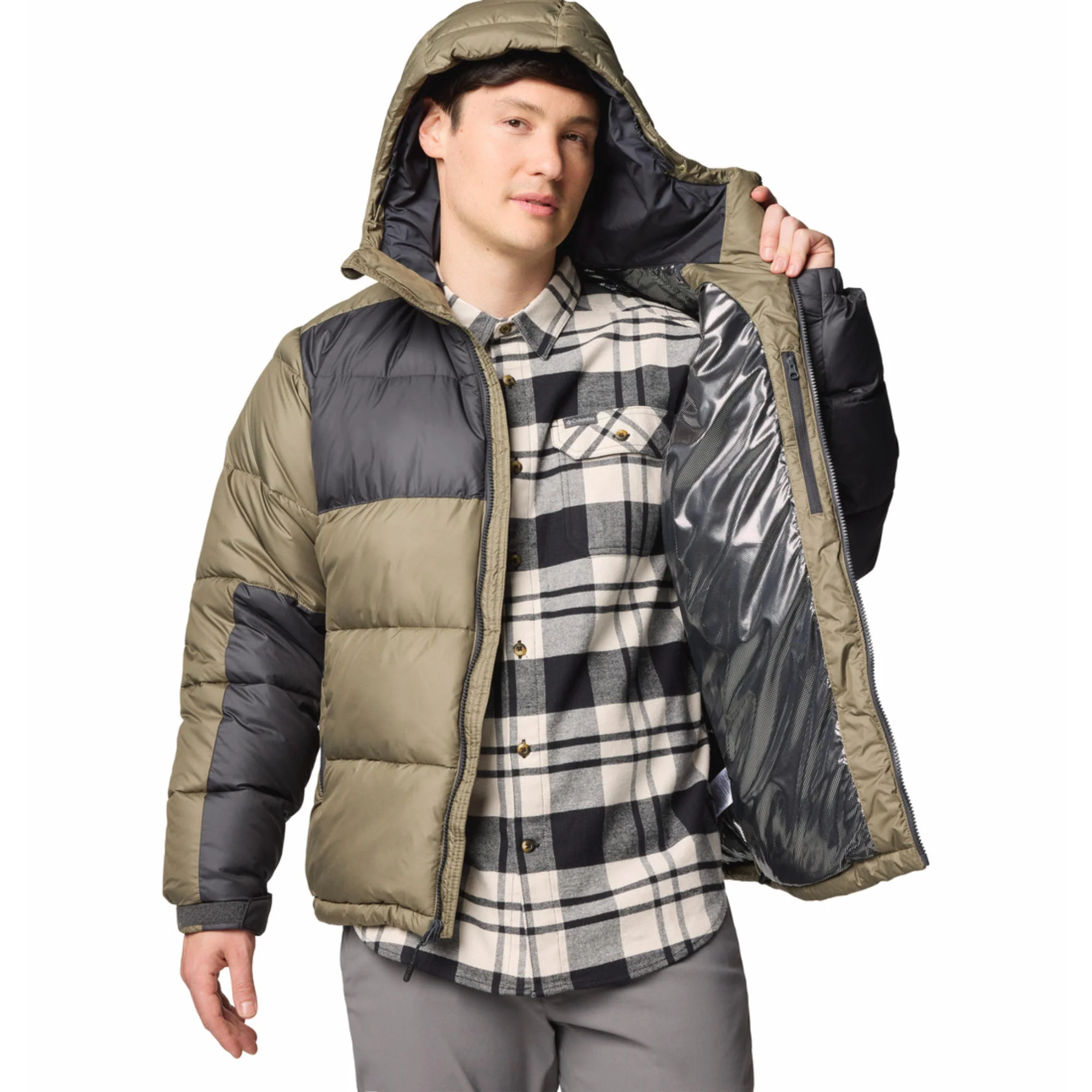 Columbia Men Green Pike Lake II Hooded Jacket - Image 7