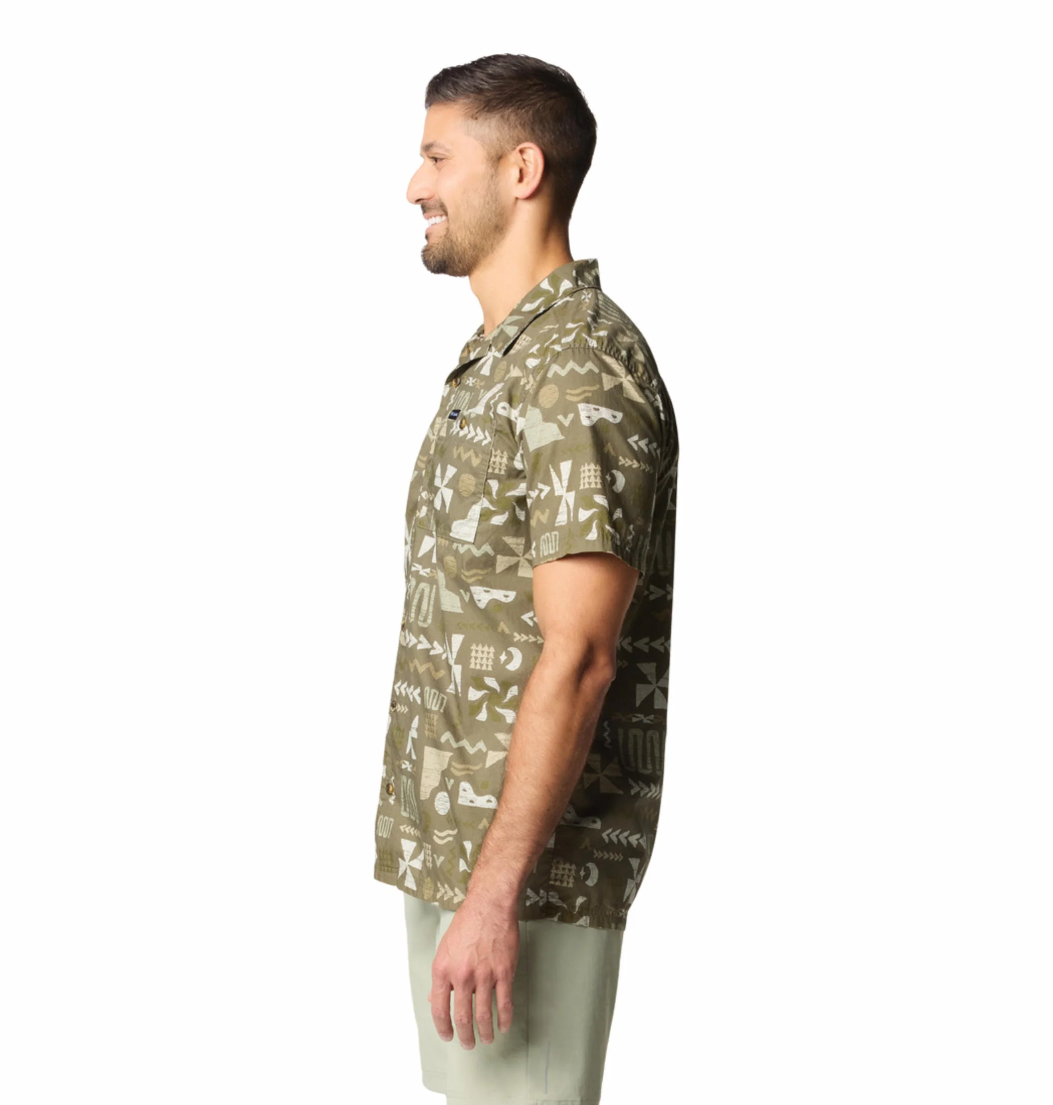 Columbia Men Green Pine Canyon Short Sleeve - Image 4