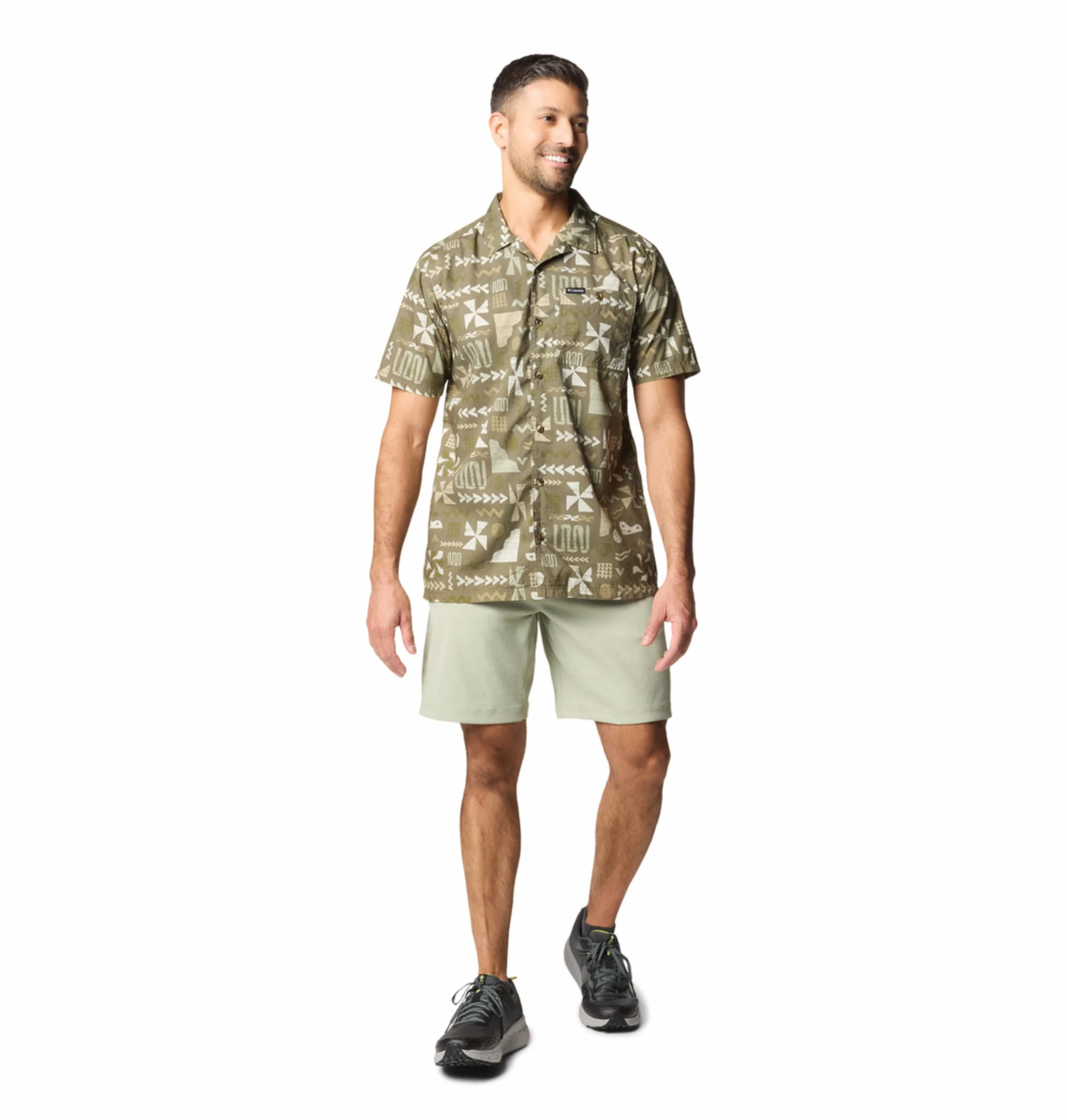 Columbia Men Green Pine Canyon Short Sleeve - Image 6