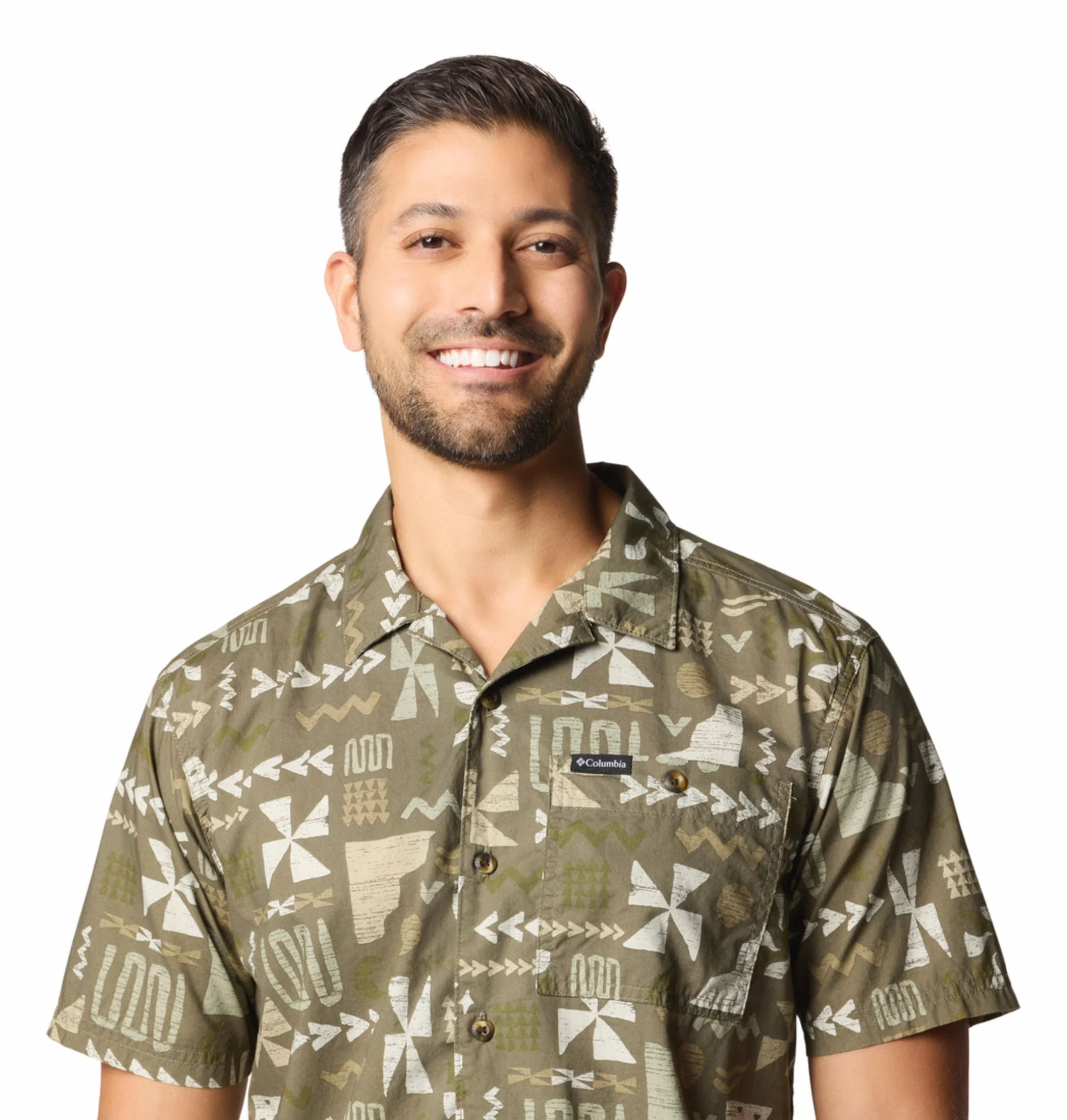 Columbia Men Green Pine Canyon Short Sleeve - Image 7
