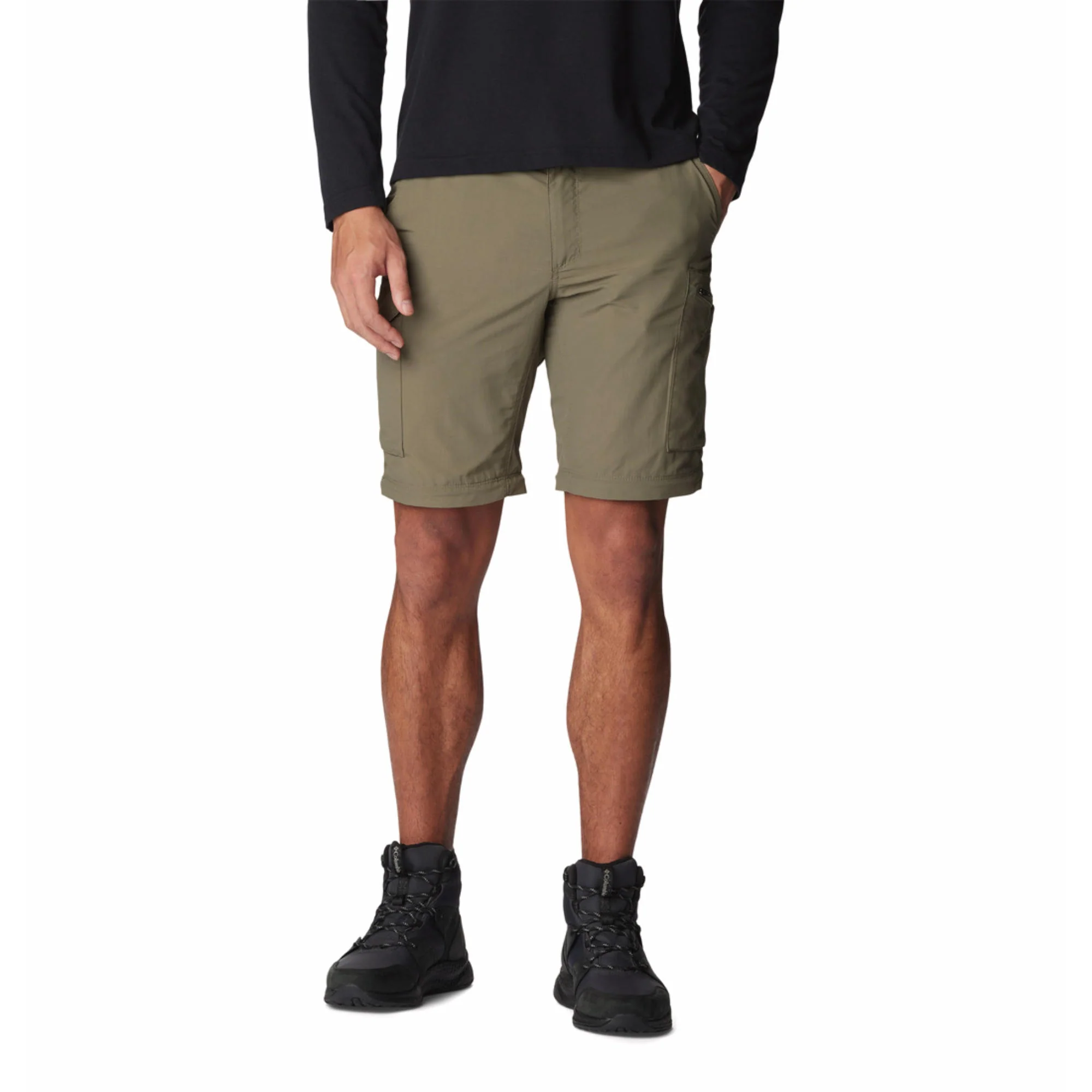 Columbia Men Green Silver Ridge Convertible Pant (Sun Protection) - Image 4