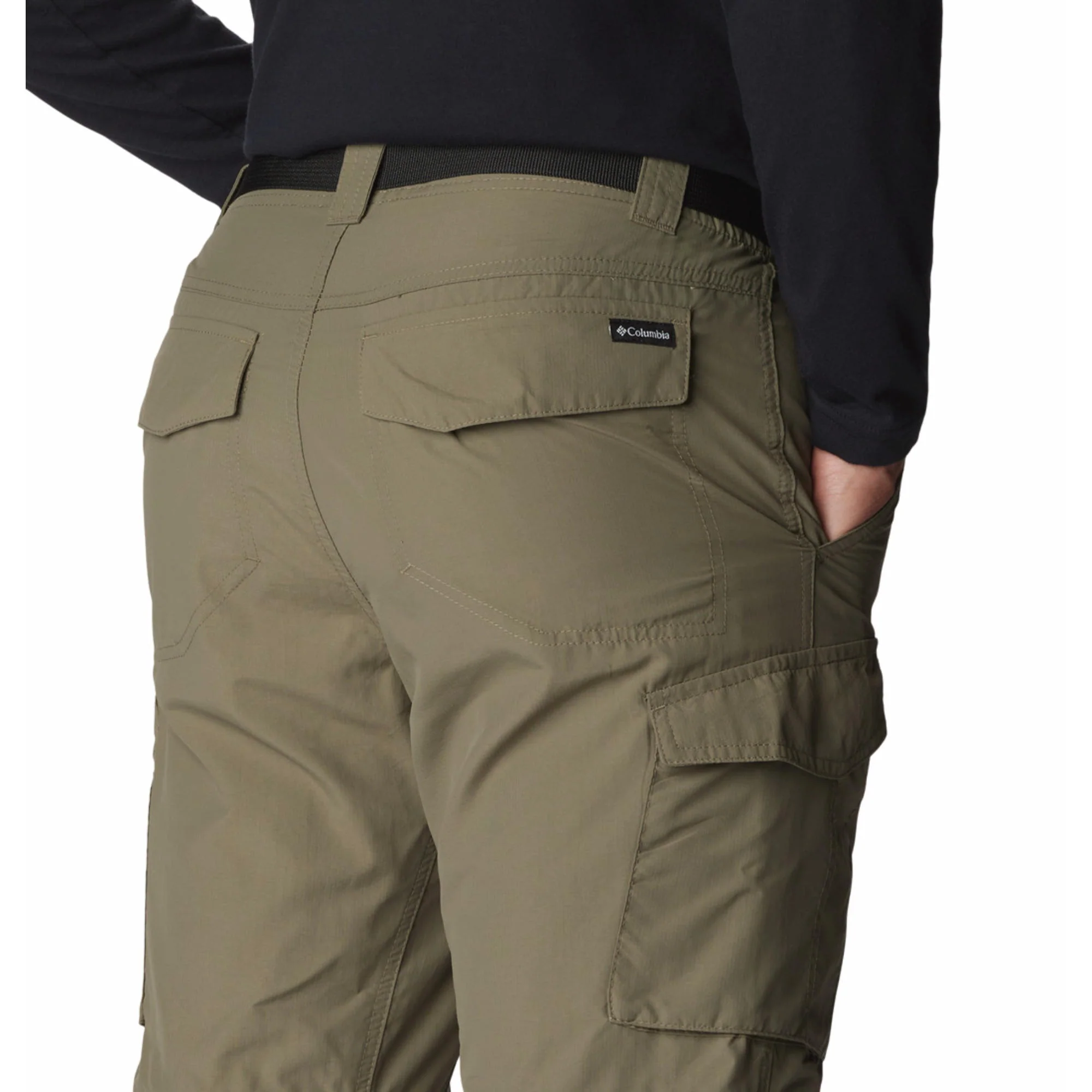 Columbia Men Green Silver Ridge Convertible Pant (Sun Protection) - Image 6