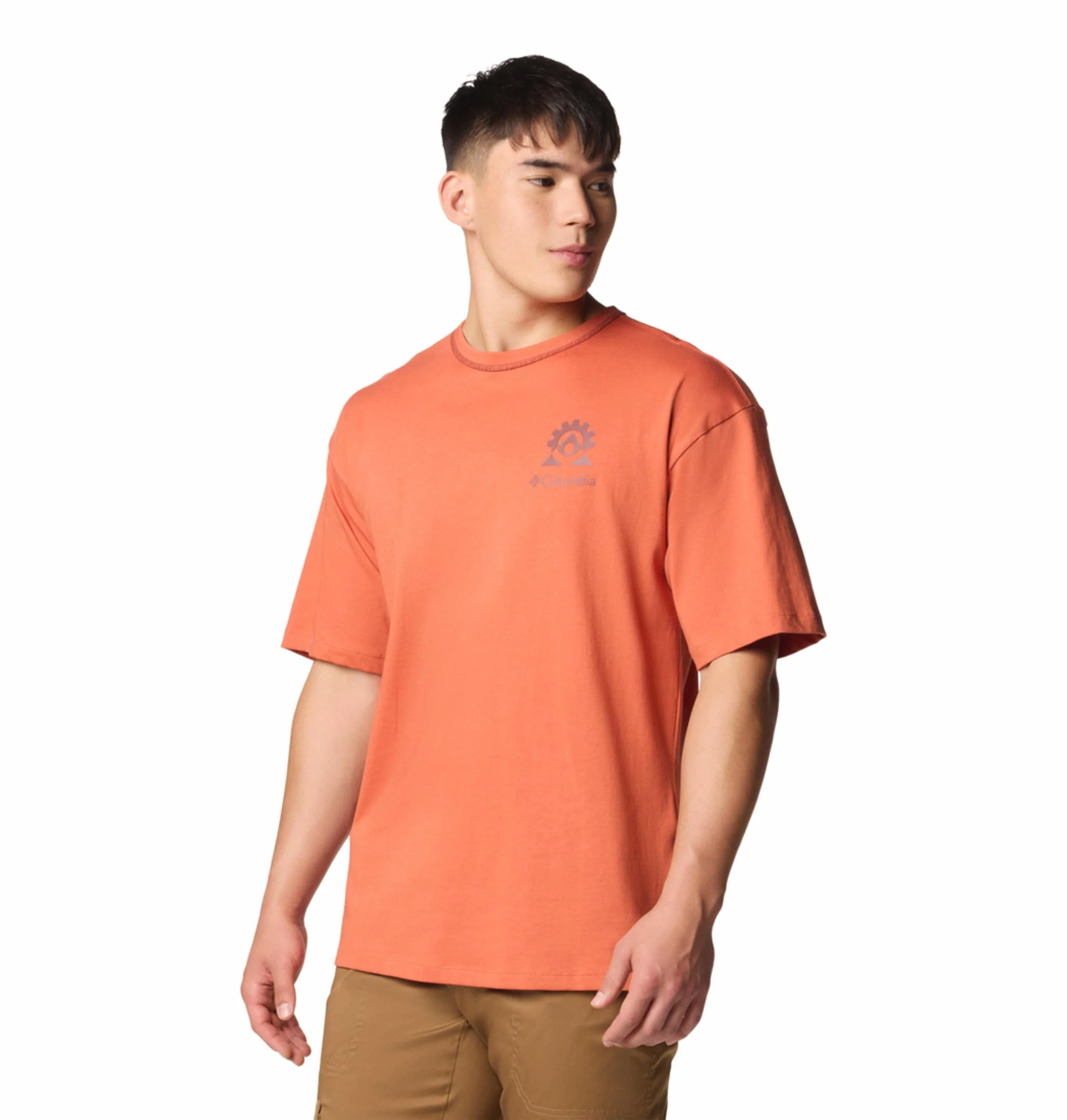 Columbia Men Red Landroamer SS Crew - Image 4