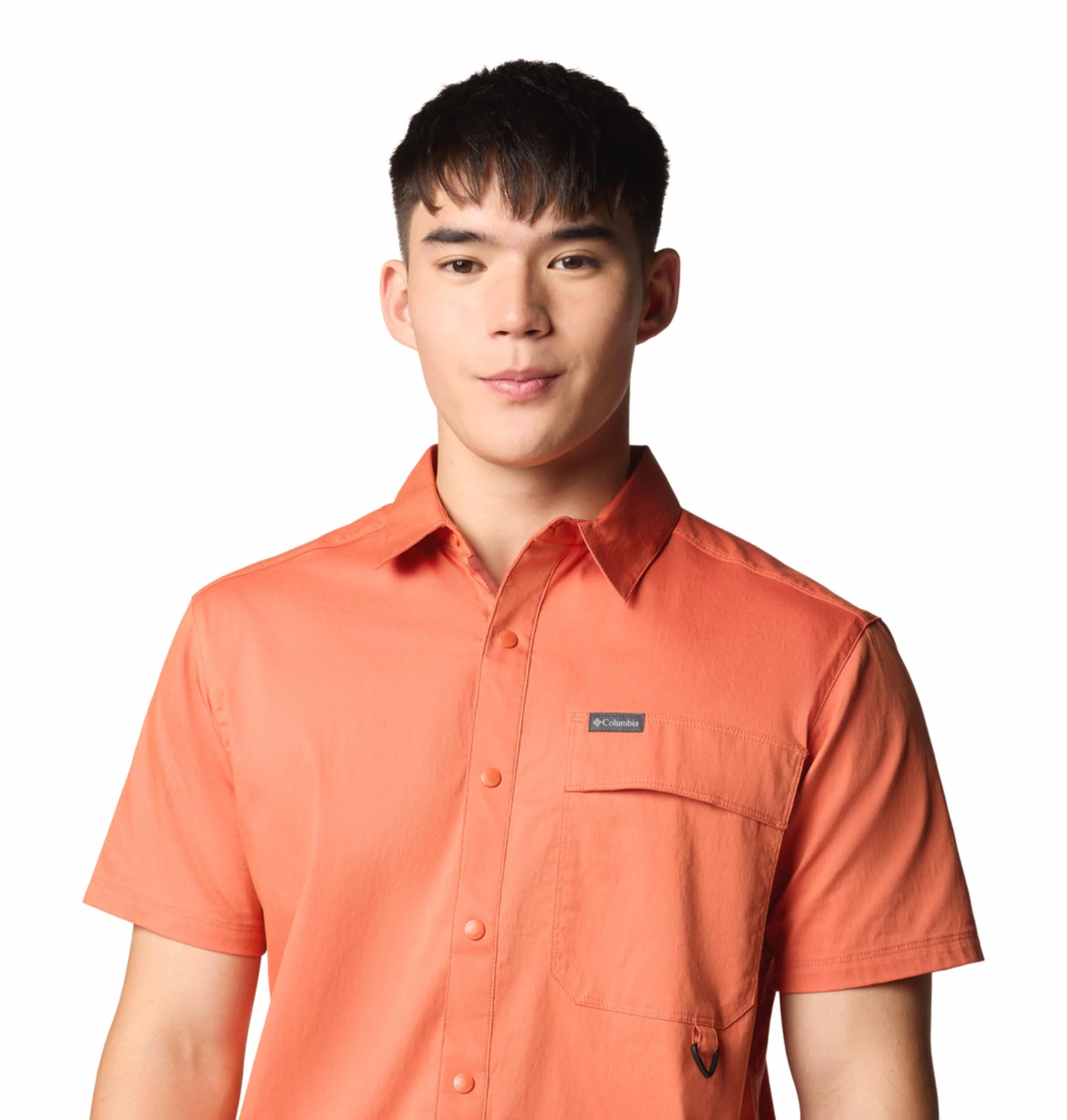 Columbia Men Red Landroamer Twill SS Shirt - Image 7