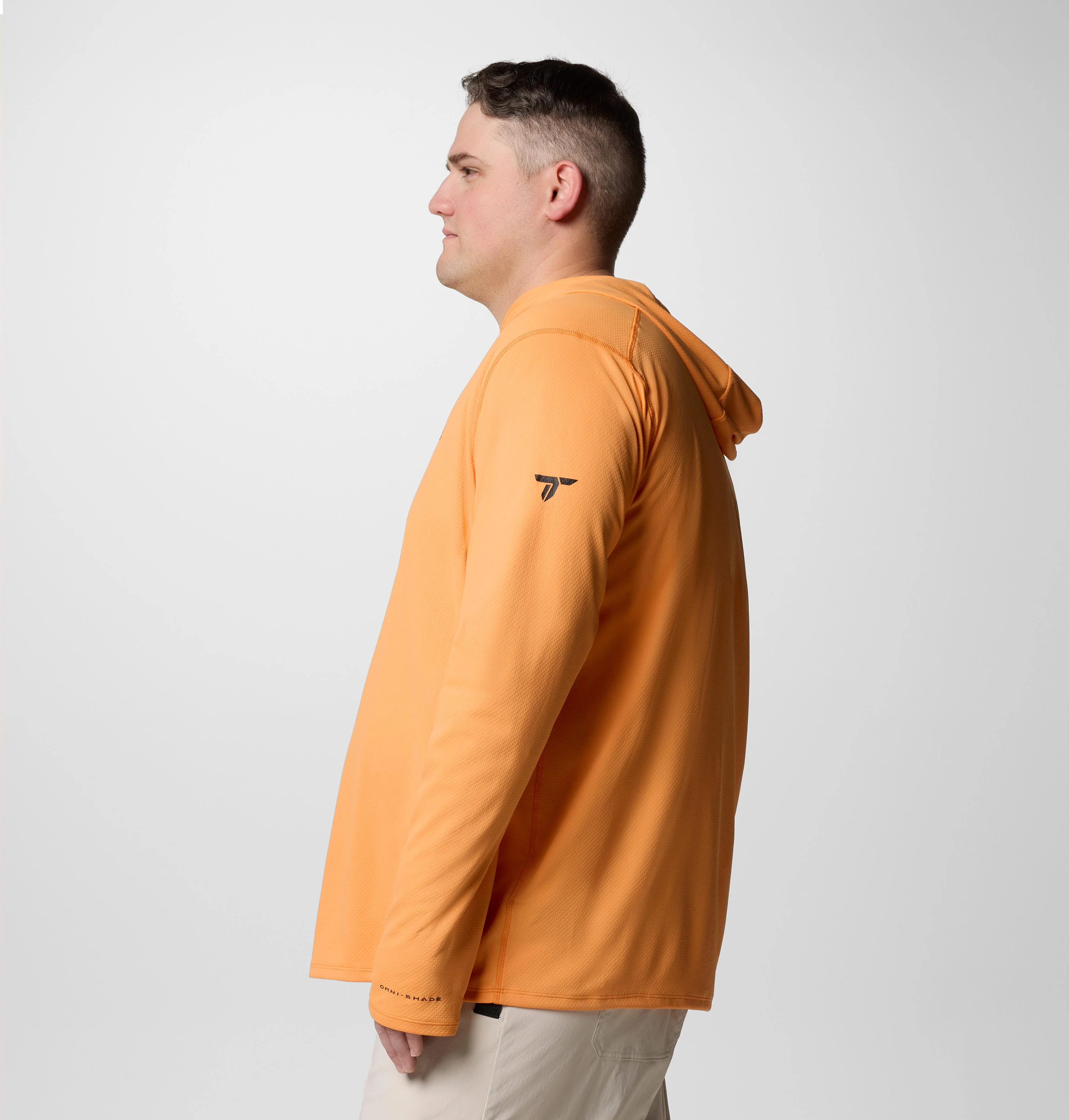 Columbia Men Orange Summit Valley Hoodie (Sun Protection) - Image 4