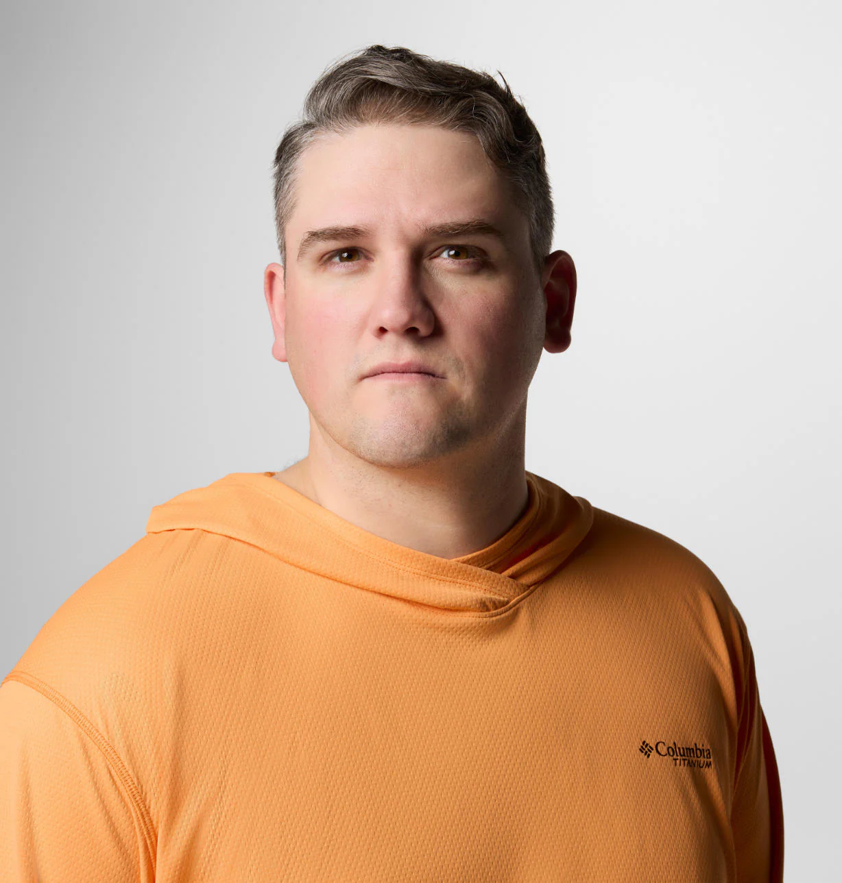 Columbia Men Orange Summit Valley Hoodie (Sun Protection) - Image 6