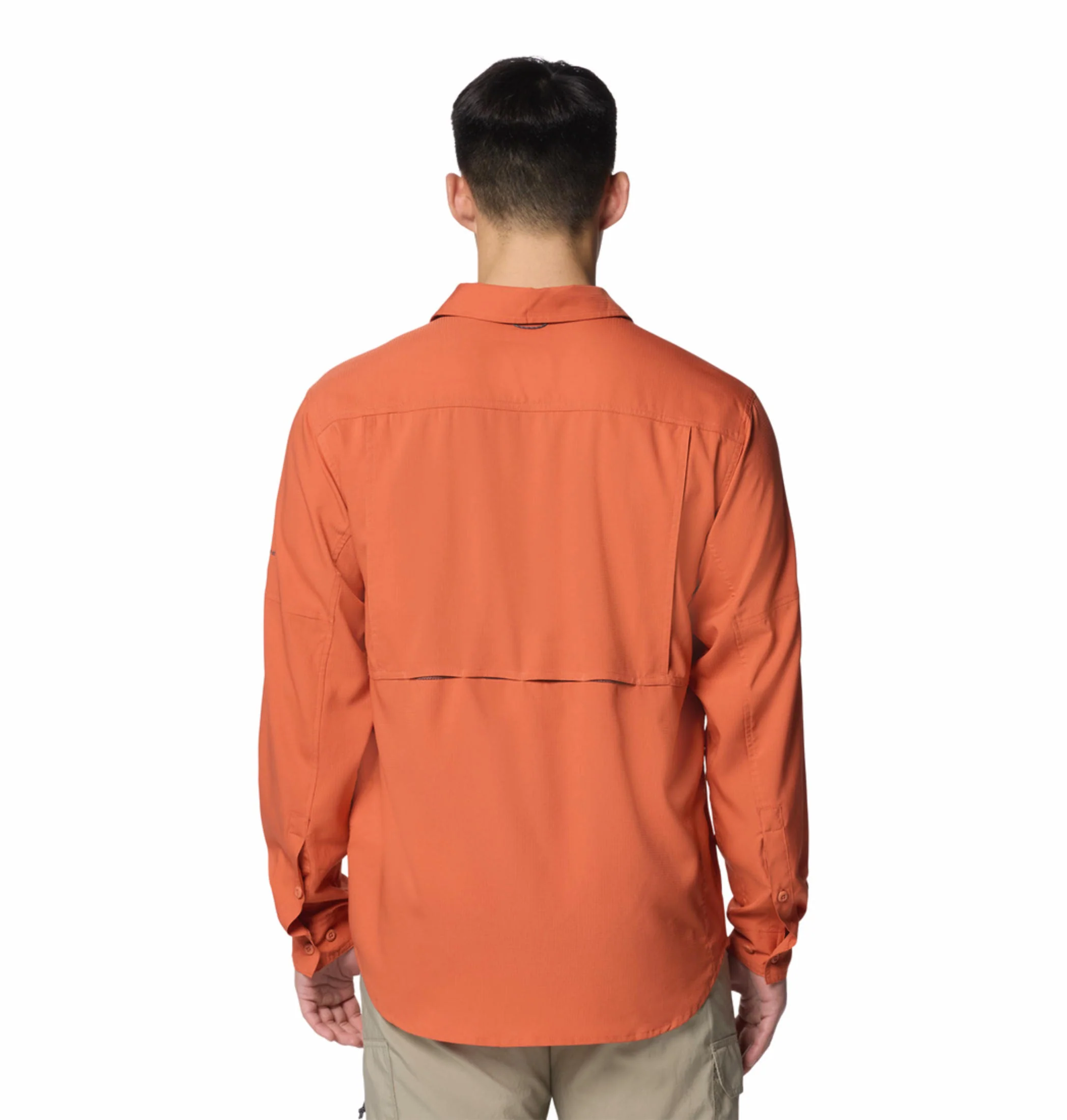 Columbia Men Red Silver Ridge Utility Lite Long Sleeve (Sun Protection) - Image 5