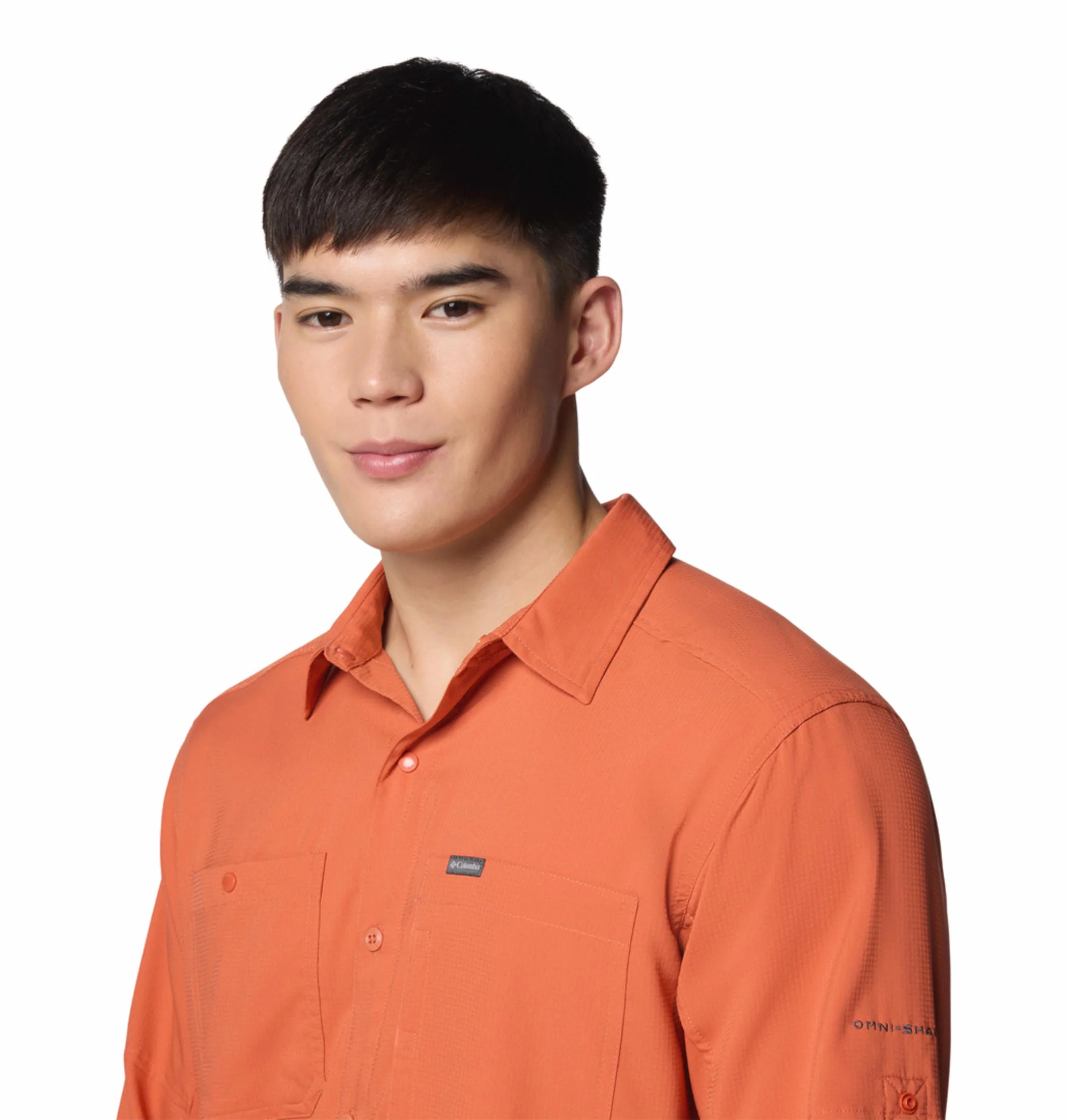 Columbia Men Red Silver Ridge Utility Lite Long Sleeve (Sun Protection) - Image 7
