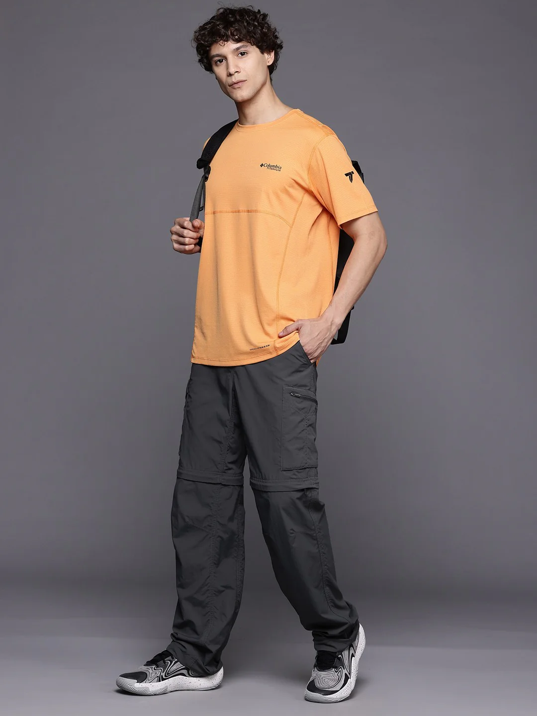 Columbia Men Orange Cirque River Pro SS Crew (Sun Protection) - Image 4