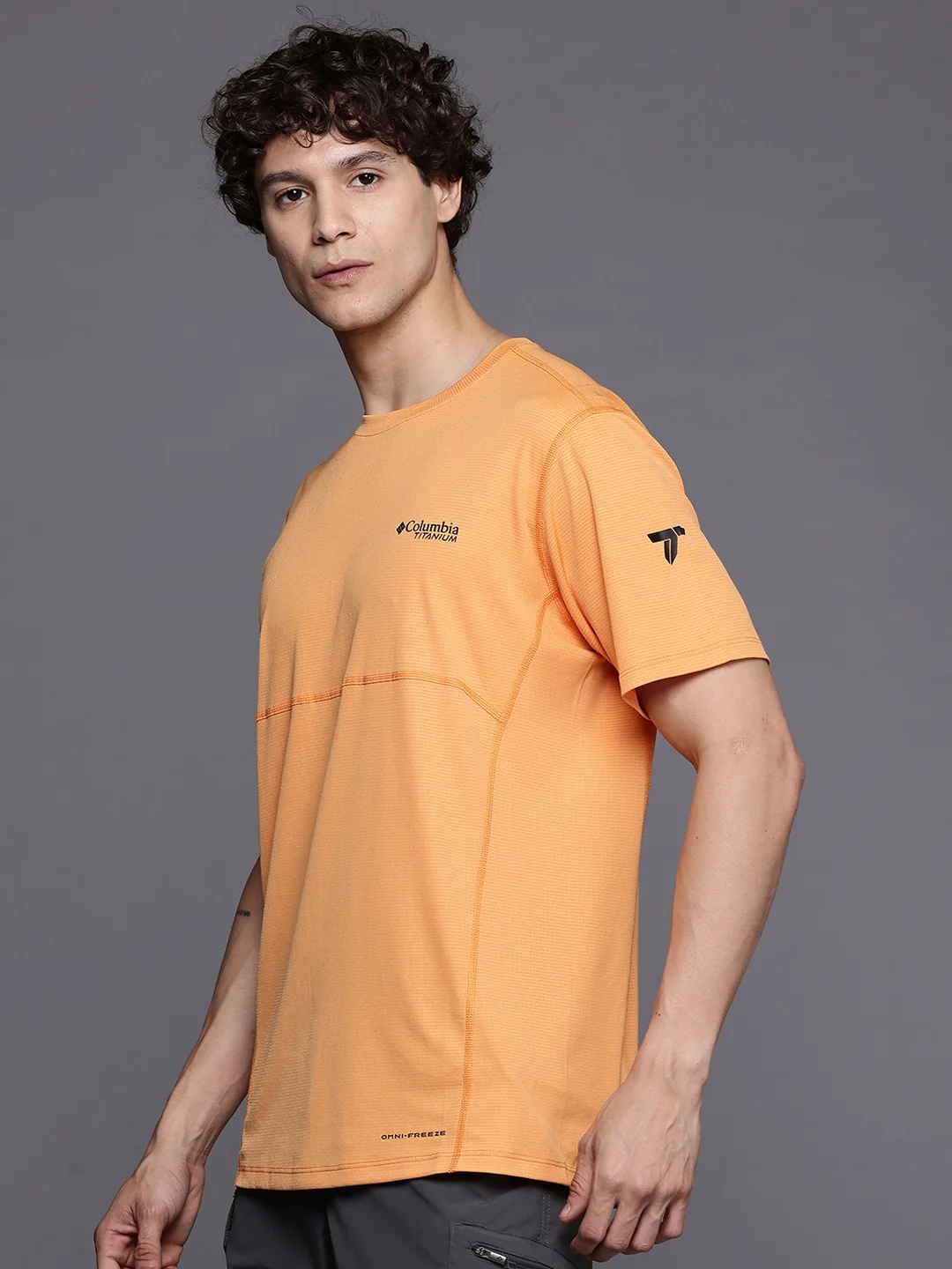 Columbia Men Orange Cirque River Pro SS Crew (Sun Protection) - Image 5