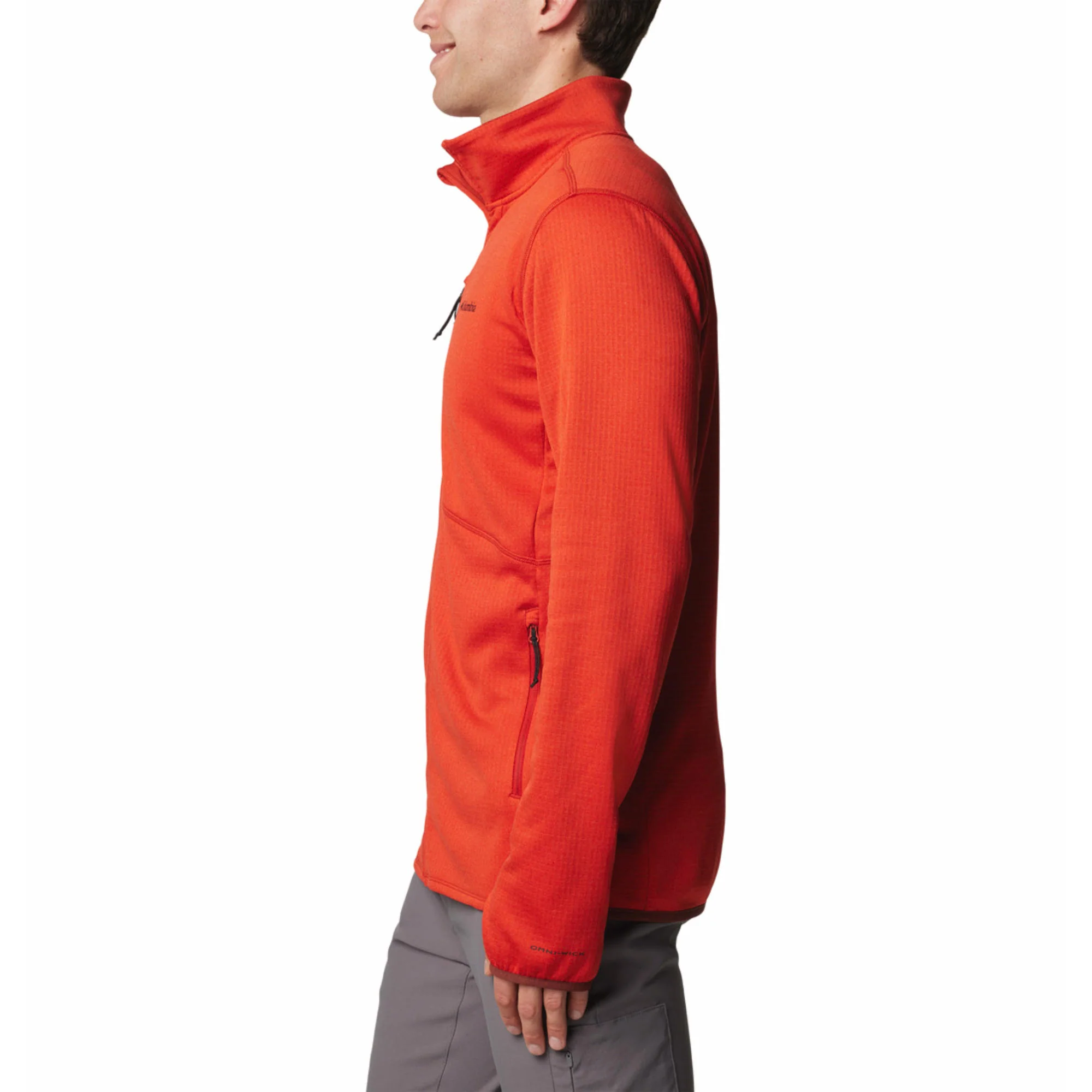 Columbia Men Red Park View Fleece Full Zip - Image 3