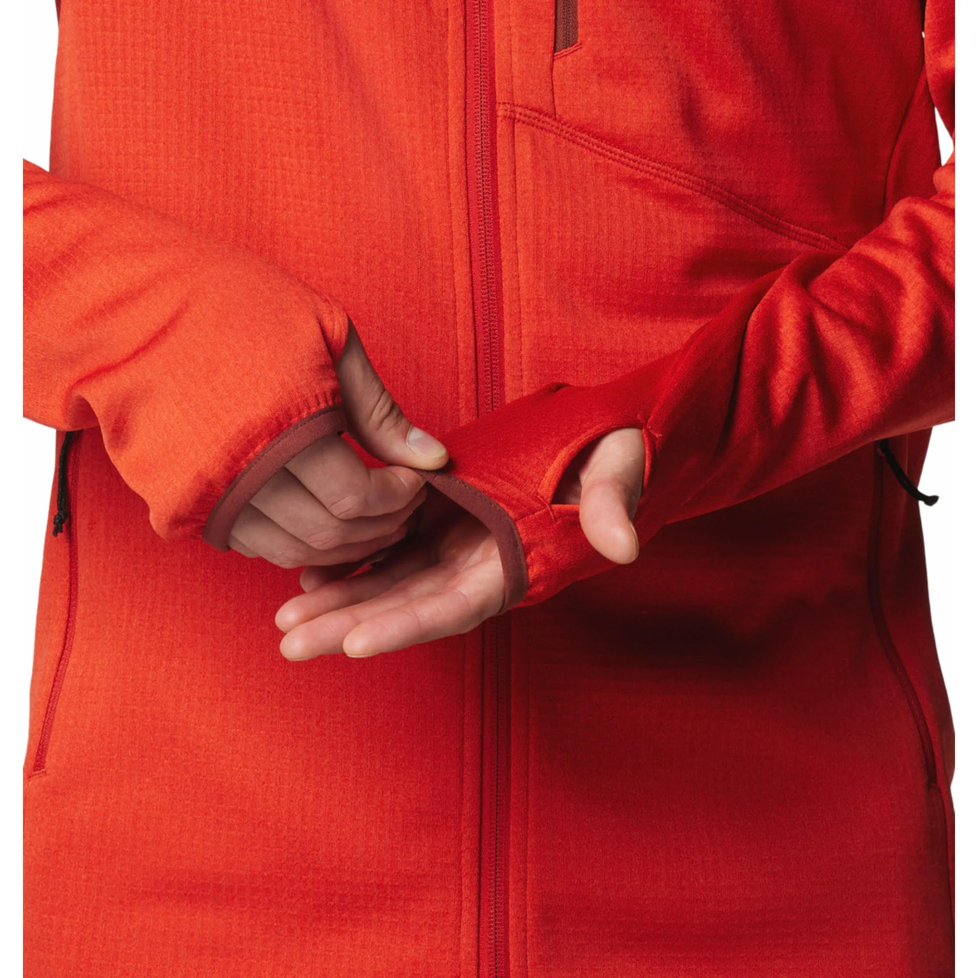 Columbia Men Red Park View Fleece Full Zip - Image 7