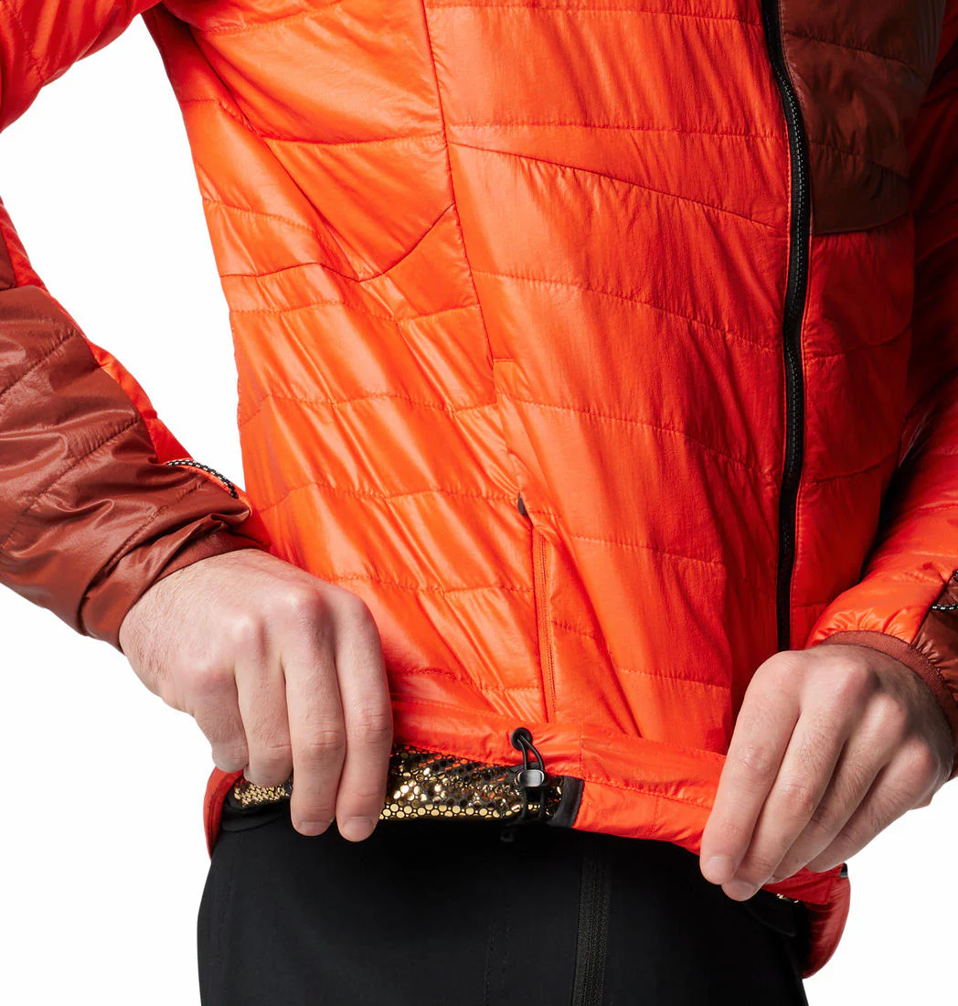 Columbia Men Orange Platinum Peak II Hooded Jacket - Image 7