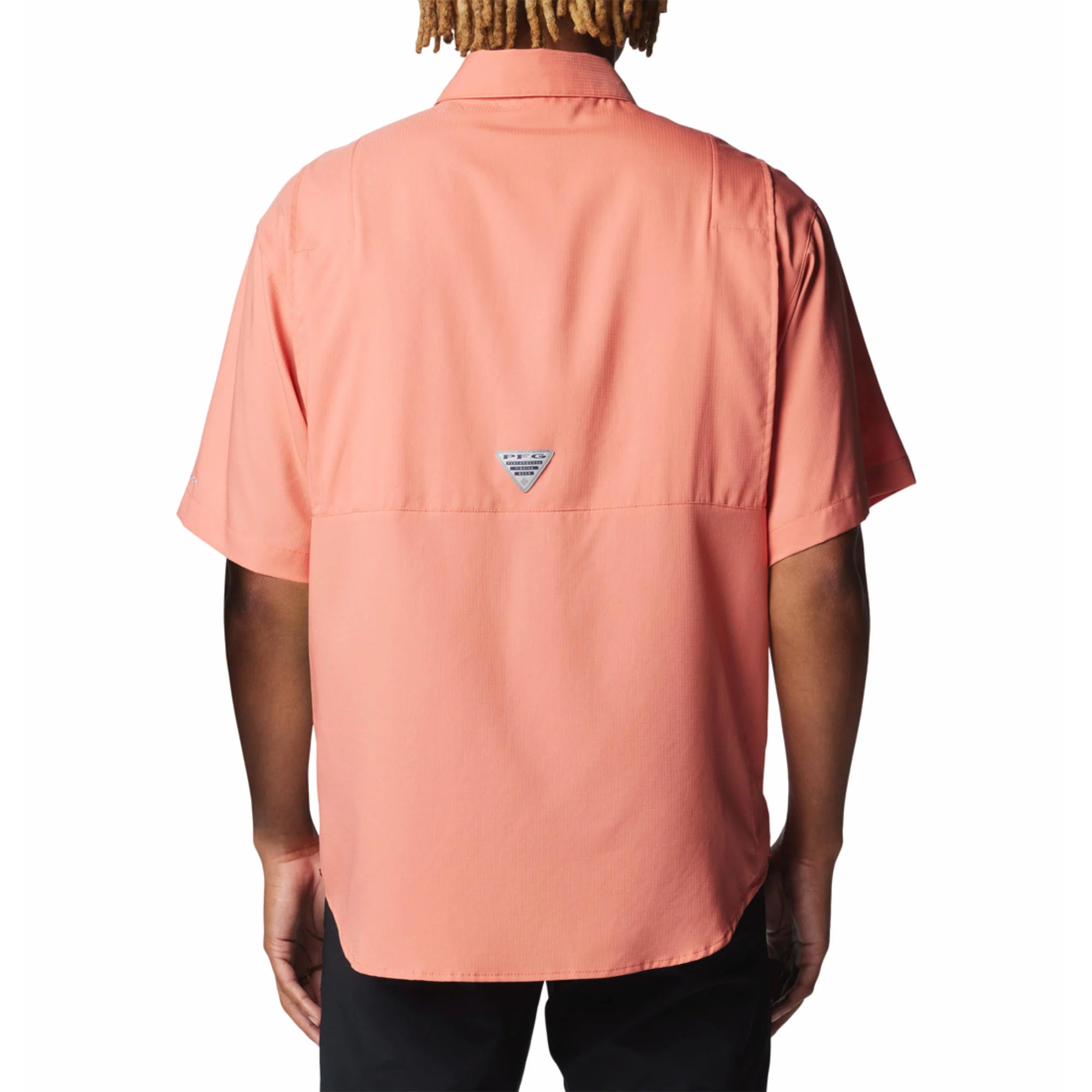 Columbia Men Orange Tamiami II SS Shirt (Sun Protection) - Image 2