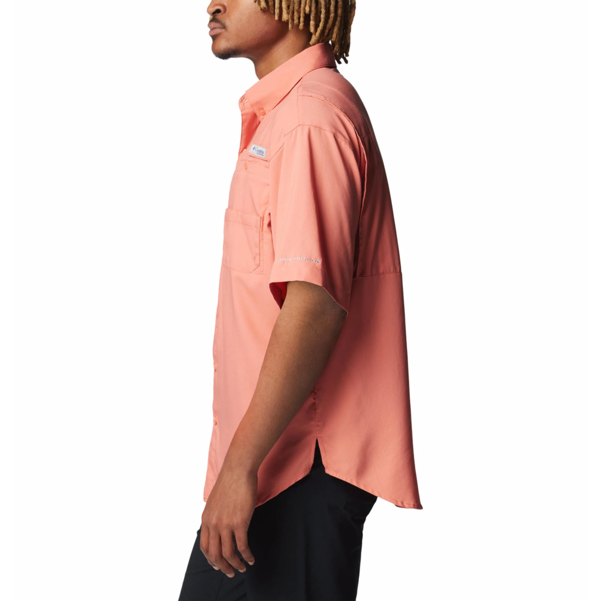 Columbia Men Orange Tamiami II SS Shirt (Sun Protection) - Image 3