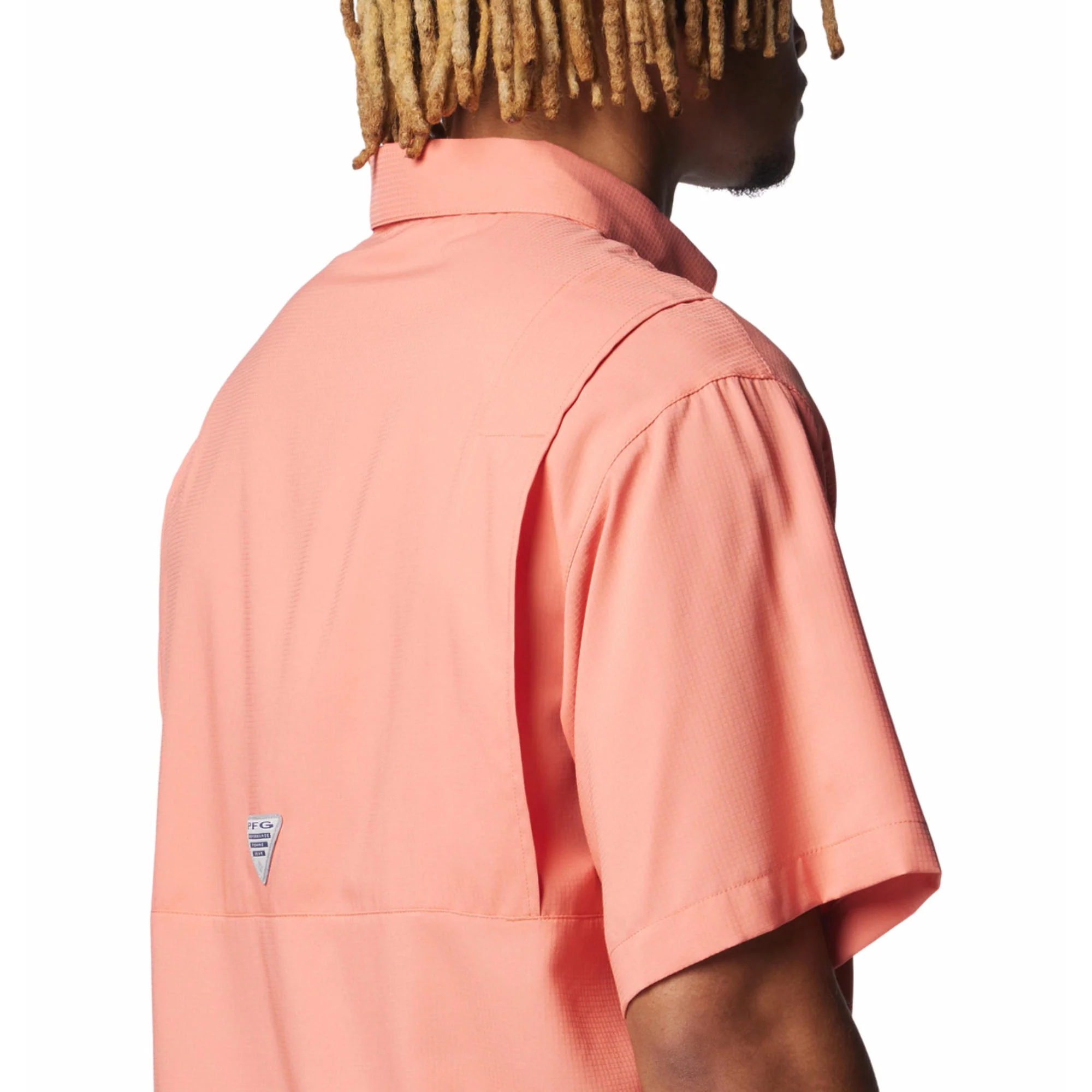 Columbia Men Orange Tamiami II SS Shirt (Sun Protection) - Image 5