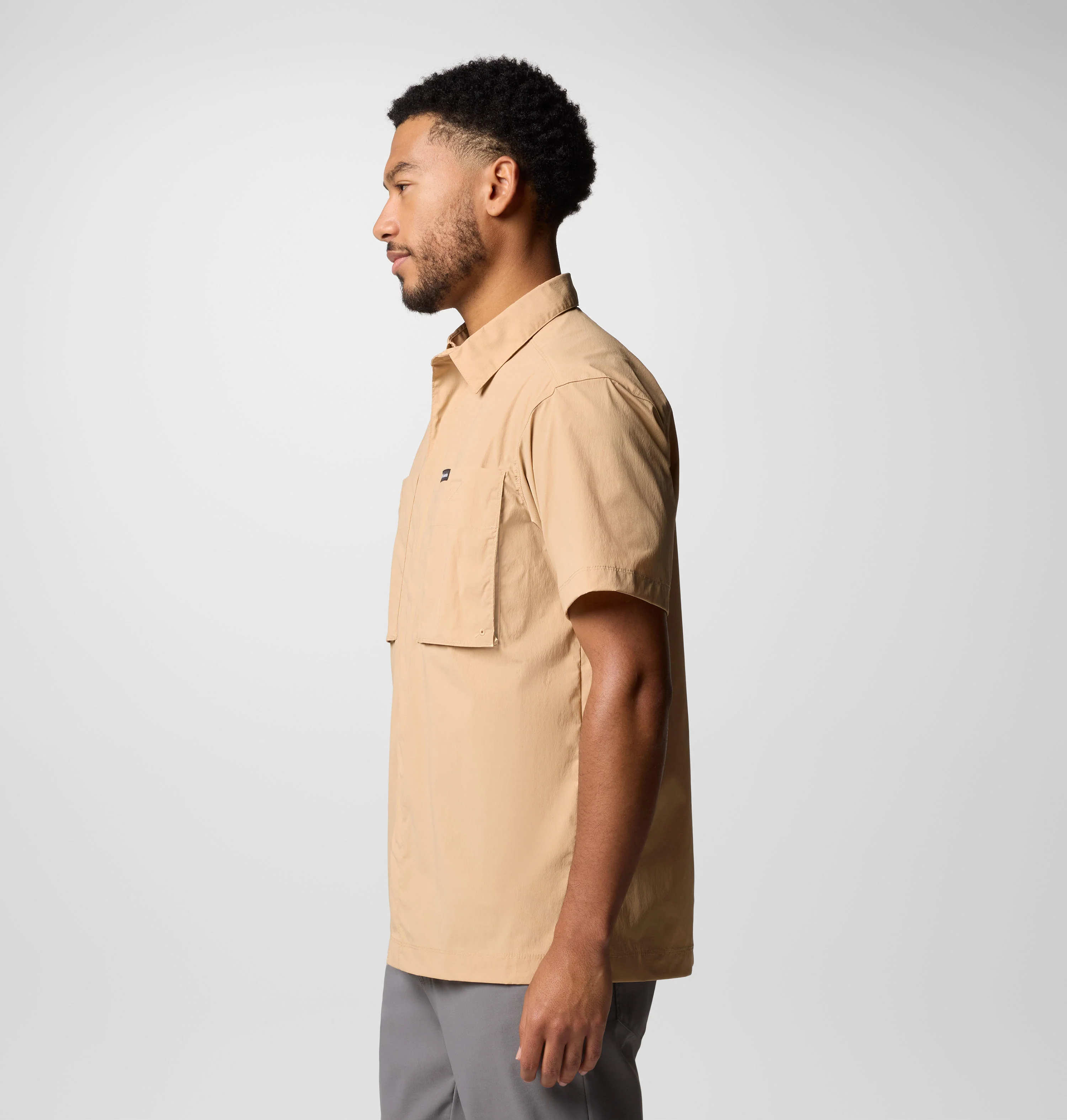 Columbia Men Brown Black Mesa Utility SS Shirt - Image 4