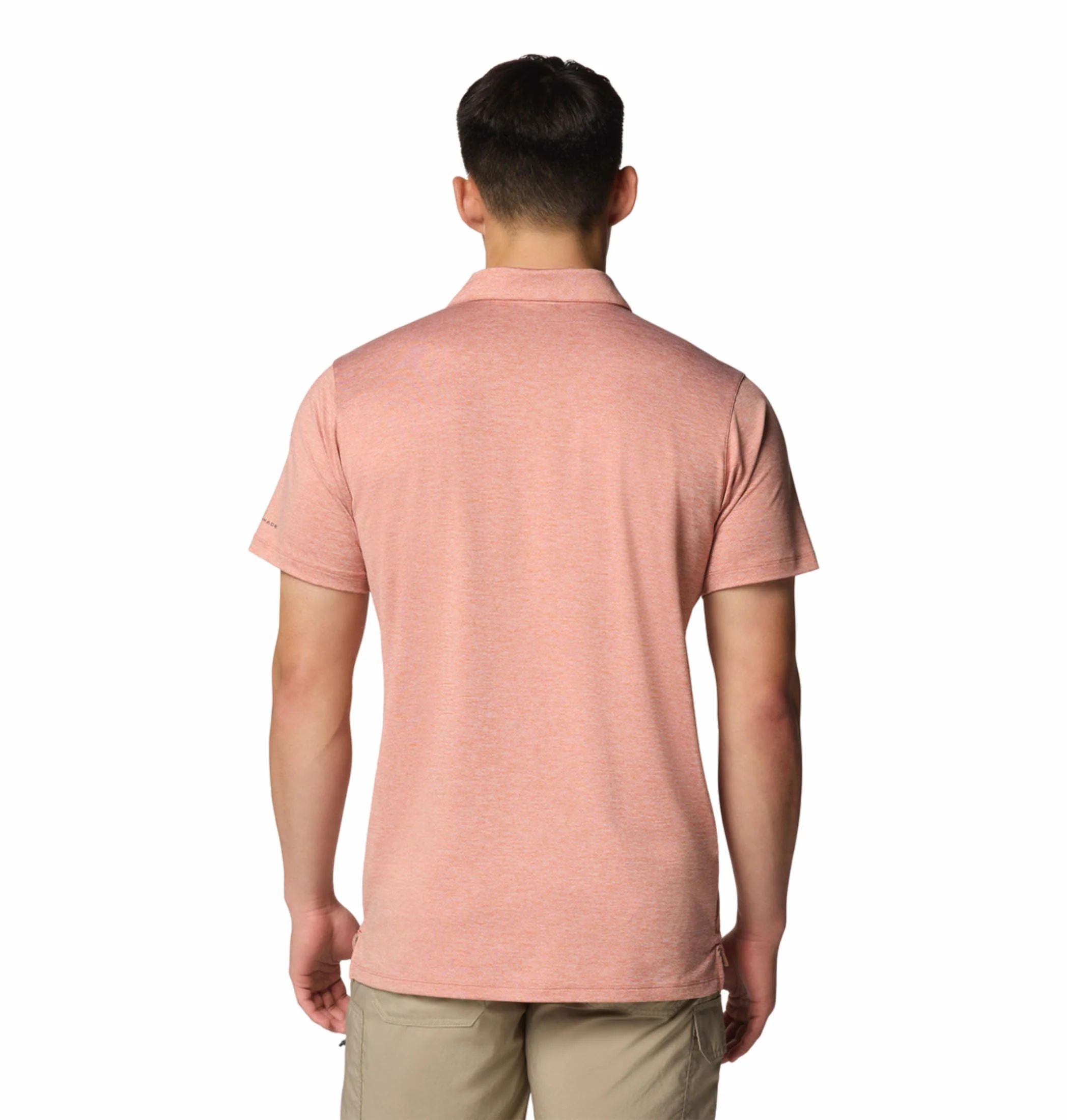 Columbia Men Red Tech Trail Utility Polo (Sun Protection) - Image 5
